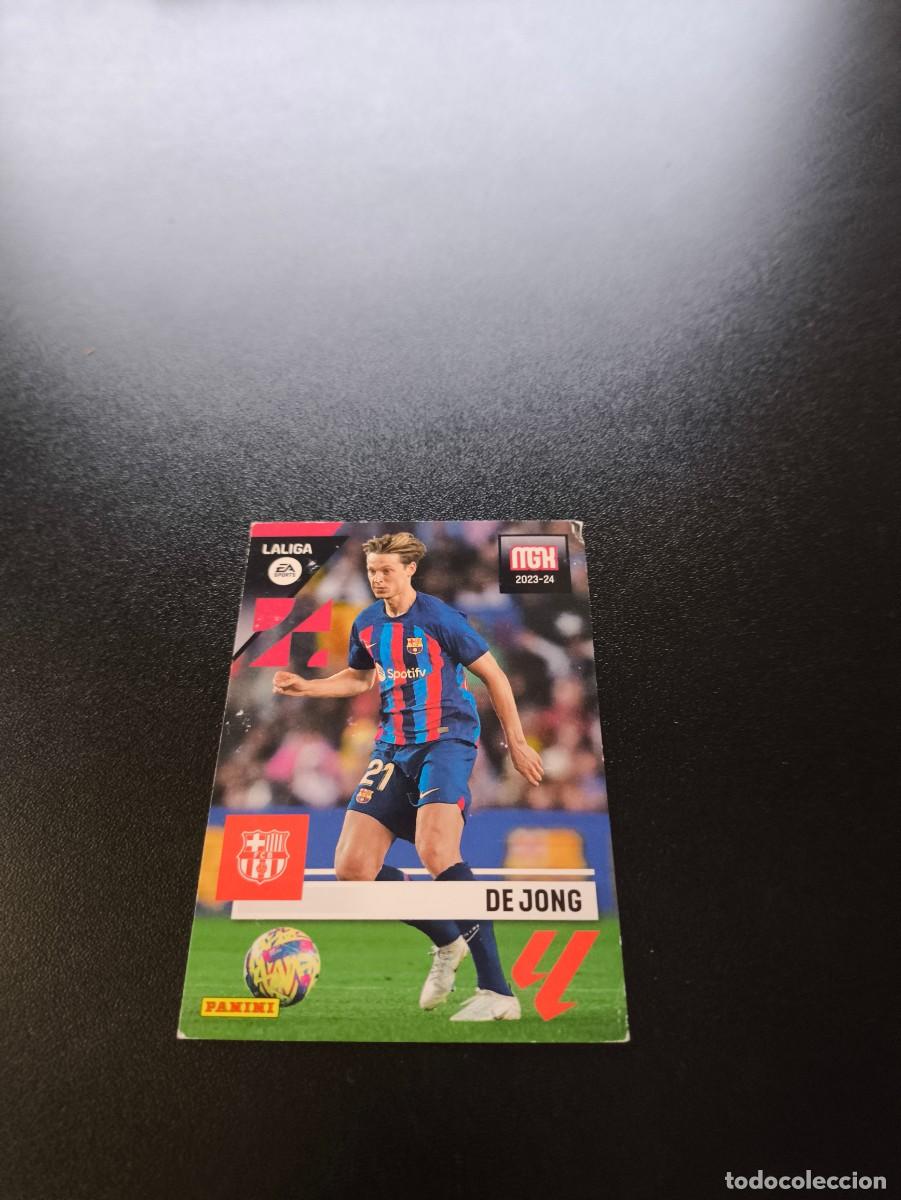 Cromos de f&uacute;tbol: 102 De Jong BARCELONA PANINI LIGA MEGACRACKS MGK 2023 2024 23 24 NO ESTE