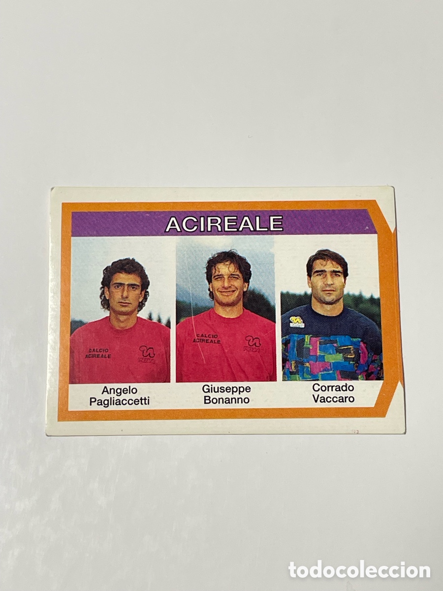 Cromos de f&uacute;tbol: Angelo Pagliaccetti - Giuseppe Bonanno - Corrado Vaccaro Acireale CalcioFlash 93/94 #321
