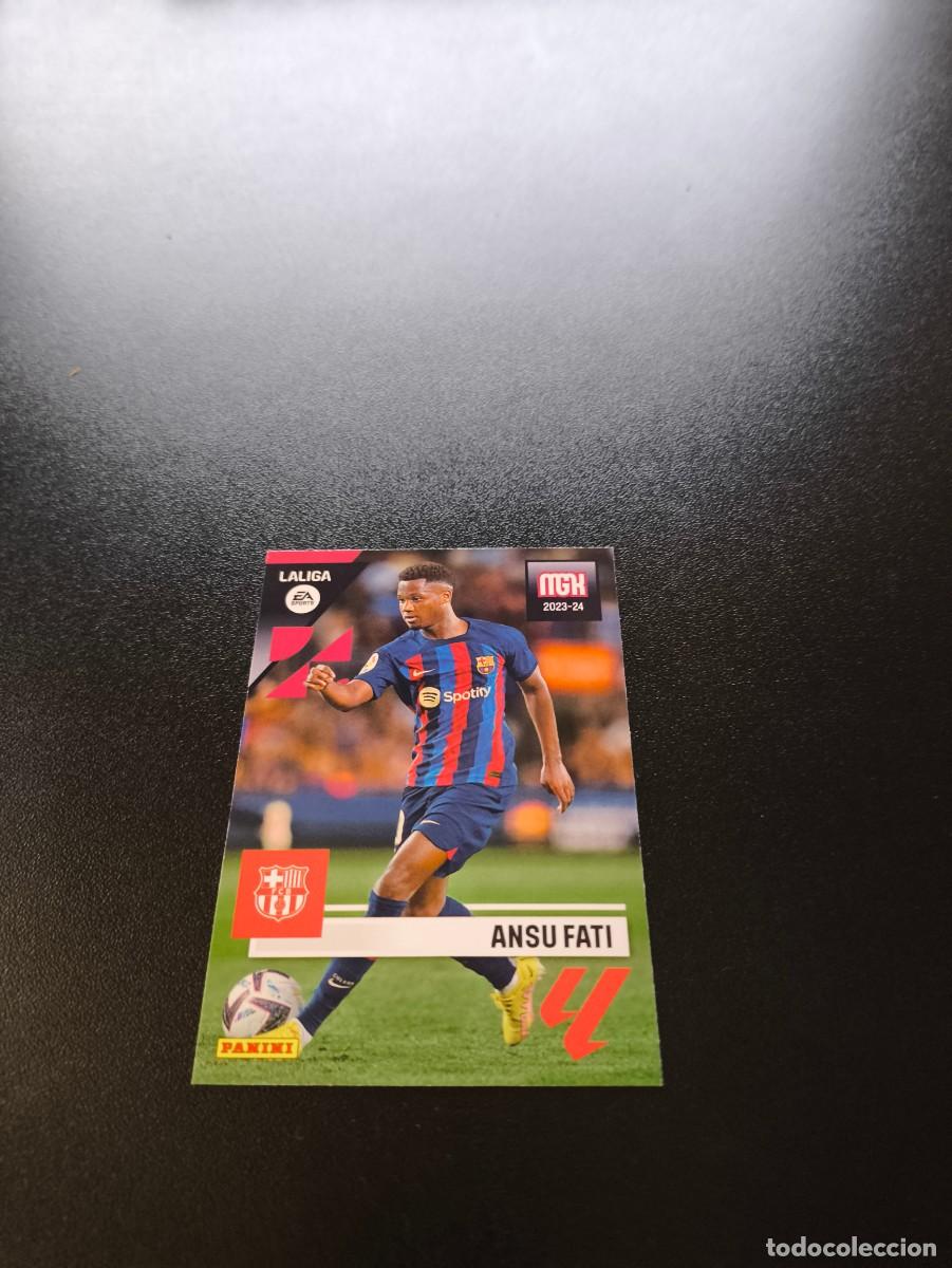 Cromos de f&uacute;tbol: 106 Ansu Fati BARCELONA PANINI LIGA MEGACRACKS MGK 2023 2024 23 24 NO ESTE