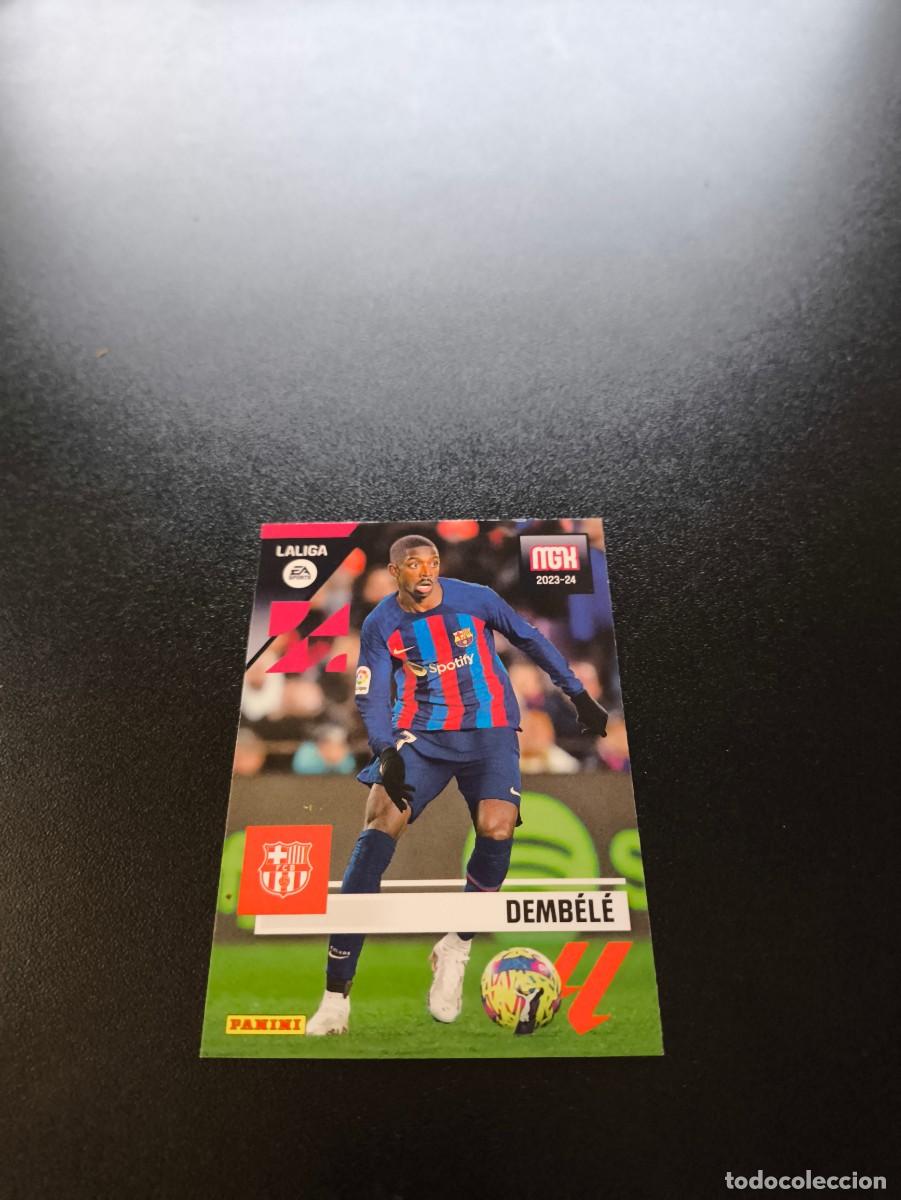 Cromos de f&uacute;tbol: 108 Demb&eacute;l&eacute; BARCELONA PANINI LIGA MEGACRACKS MGK 2023 2024 23 24 NO ESTE