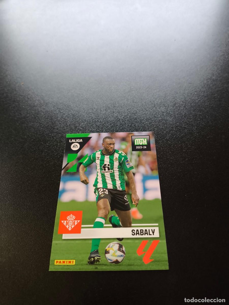 Cromos de f&uacute;tbol: 112 Sabaly REAL BETIS PANINI LIGA MEGACRACKS MGK 2023 2024 23 24 NO ESTE