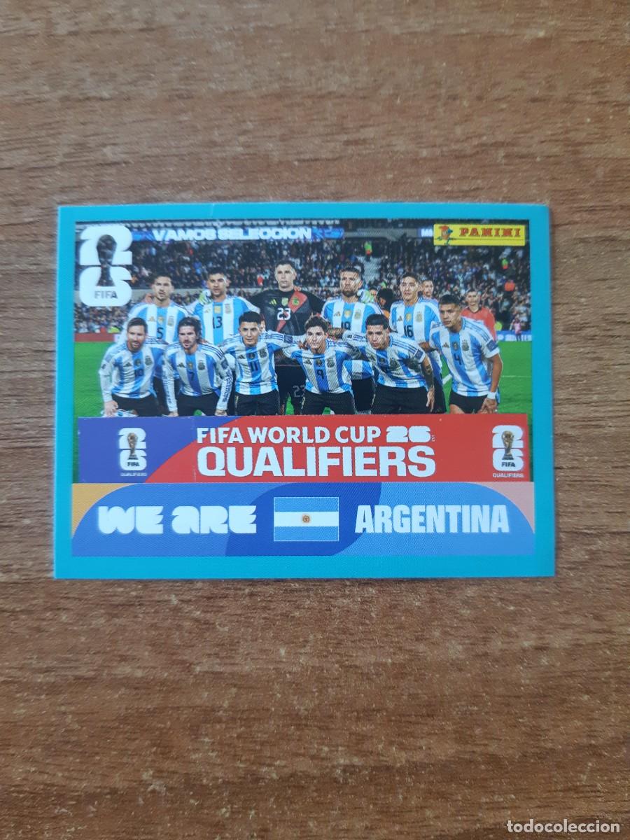 Cromos de f&uacute;tbol: ARG13 ALINEACI&Oacute;N ARGENTINA MUNDIAL 2026 PANINI STICKERS. NUEVO SIN PEGAR