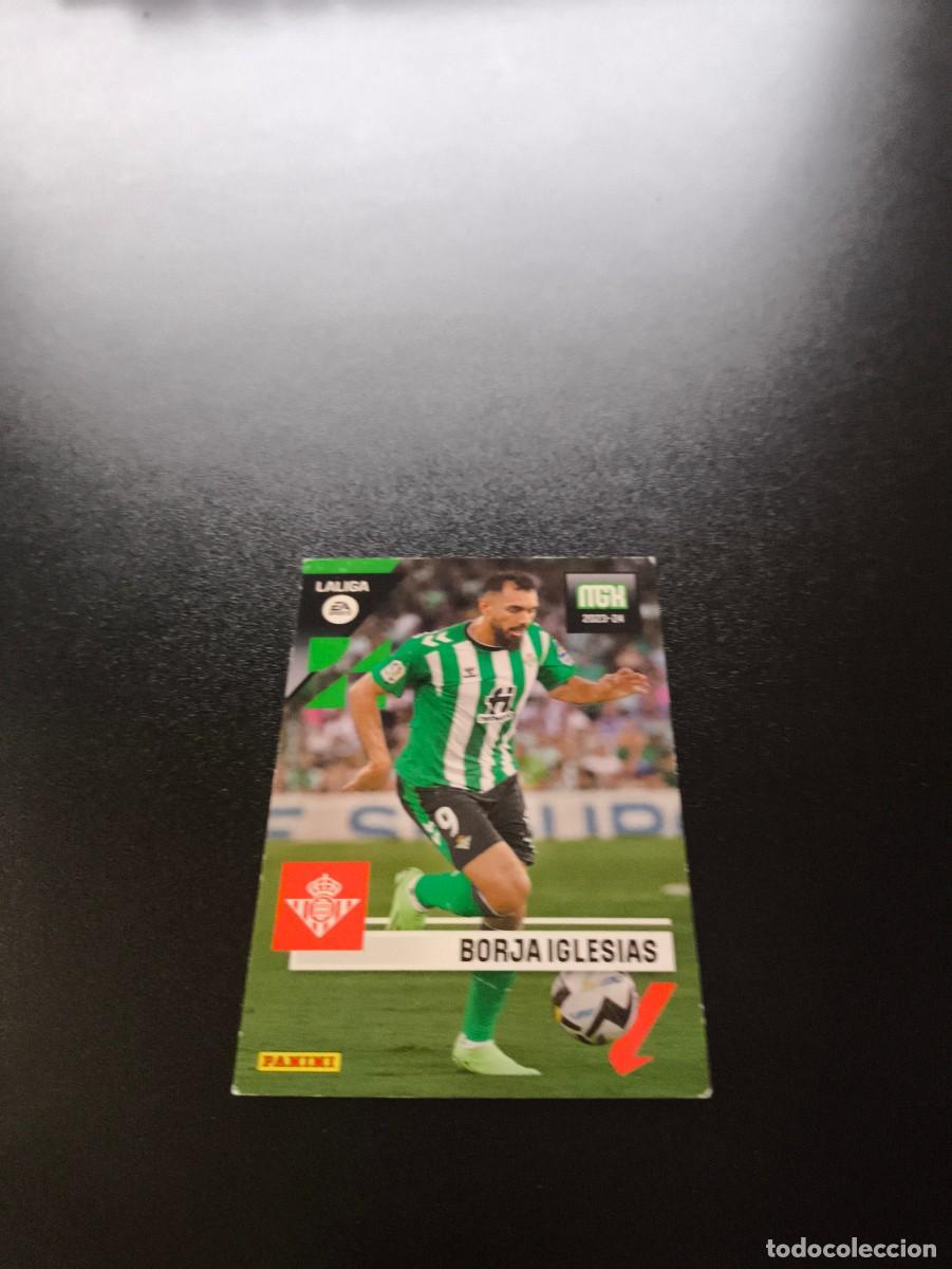 Cromos de f&uacute;tbol: 125 Borja Iglesias REAL BETIS PANINI LIGA MEGACRACKS MGK 2023 2024 23 24 NO ESTE