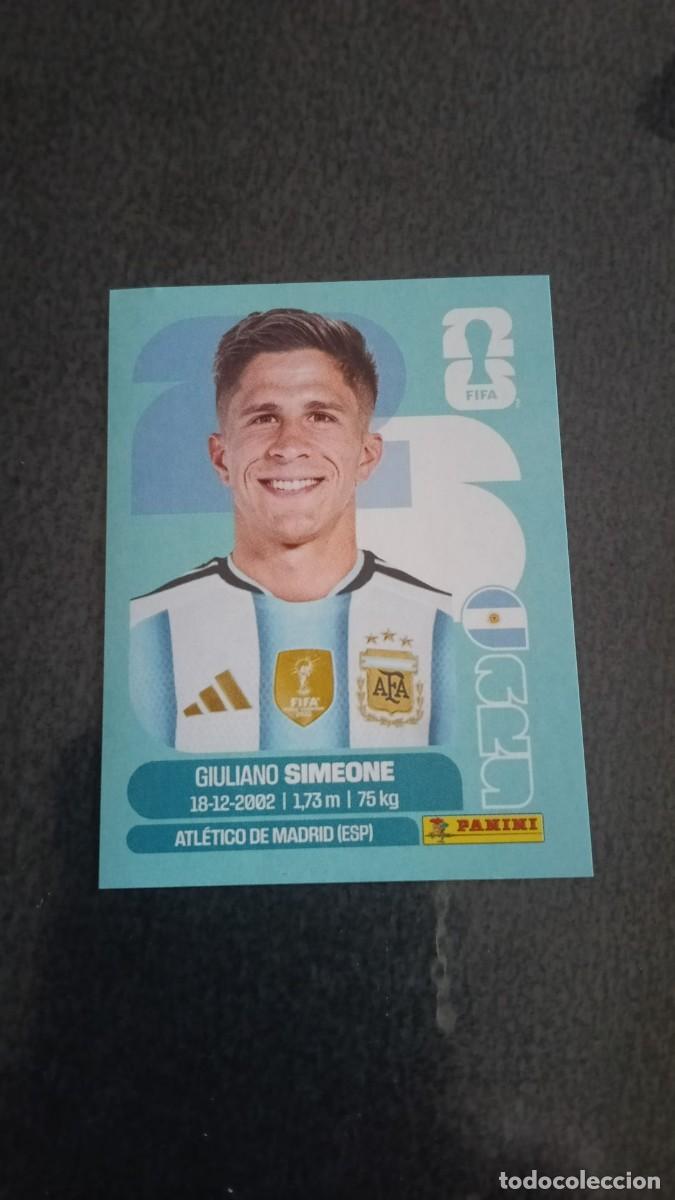 Cromos de f&uacute;tbol: Panini Mundial World Cup 2026 - Arg 20 - Giuliano Simeone - Argentina