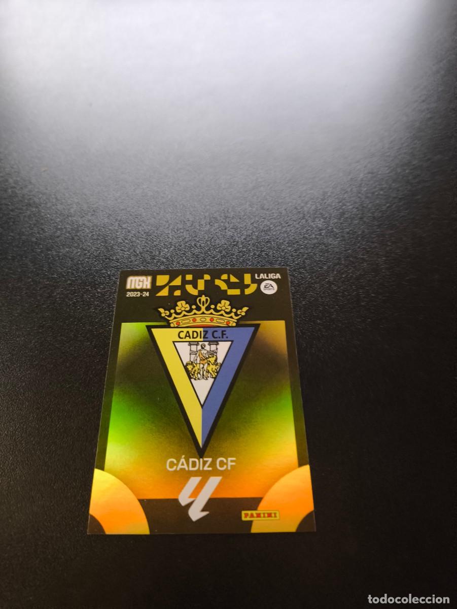 Cromos de f&uacute;tbol: 127 Escudo CADIZ PANINI LIGA MEGACRACKS MGK 2023 2024 23 24 NO ESTE