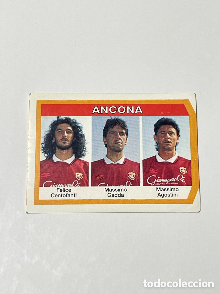 Cromos de f&uacute;tbol: Felice Centofanti - Massimo Gadda - Massimo Agostini Ancona CalcioFlash 93/94 #327