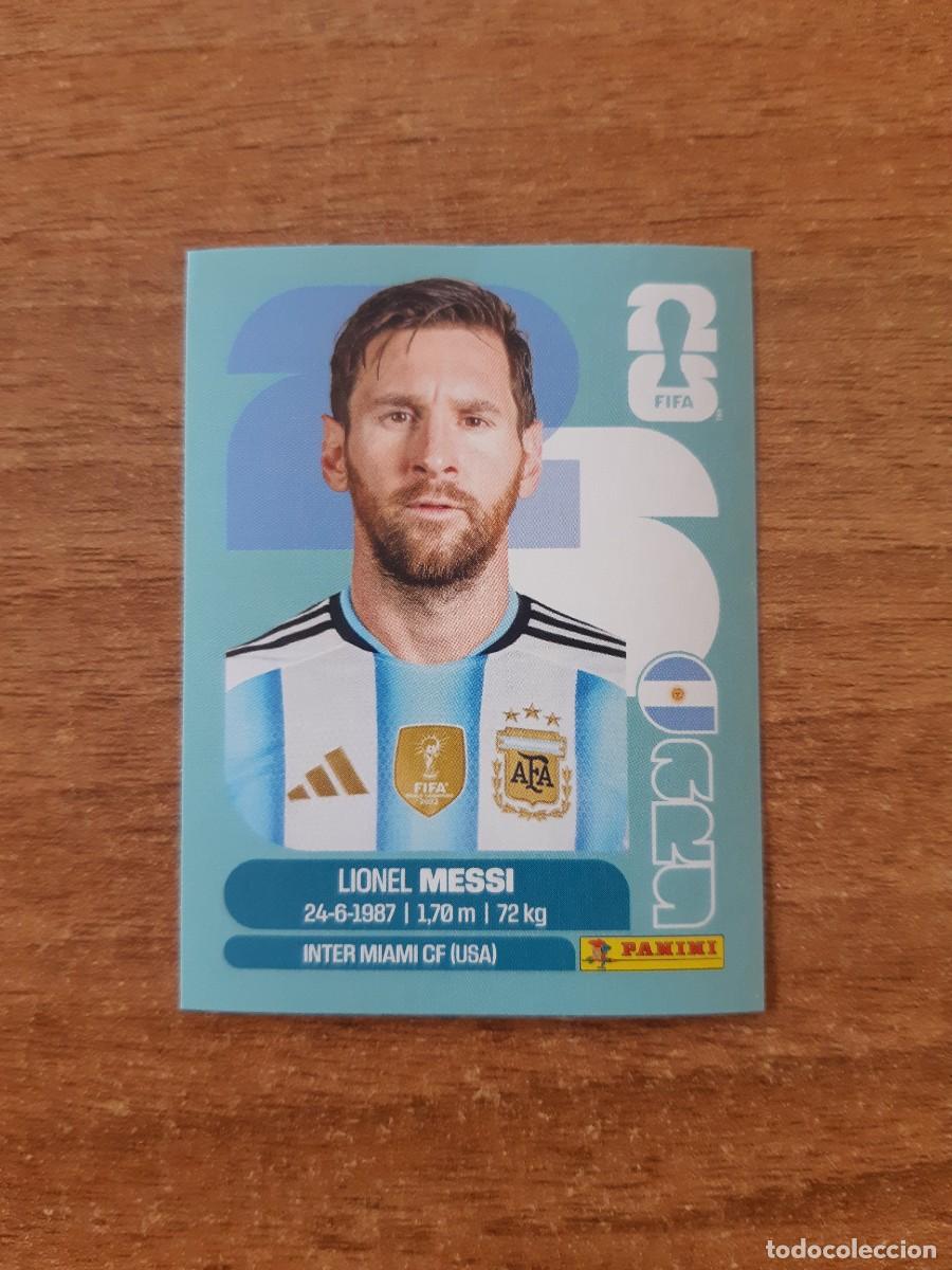 Cromos de f&uacute;tbol: ARG17 LIONEL MESSI ARGENTINA MUNDIAL 2026 PANINI STICKERS. NUEVO SIN PEGAR