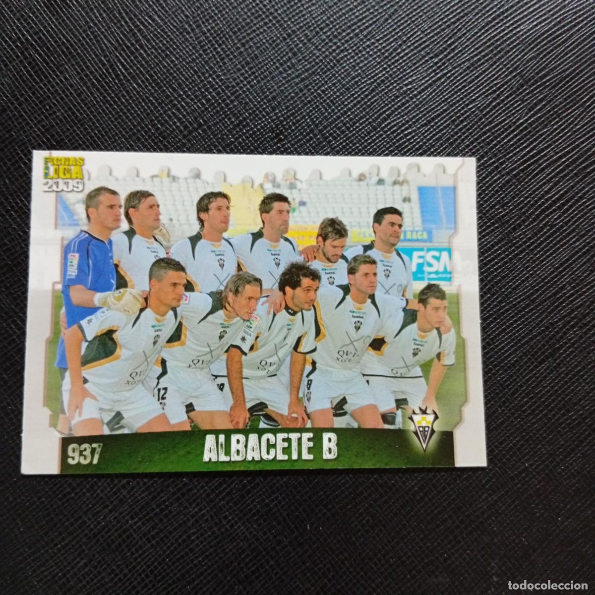 Cromos de f&uacute;tbol: 937 ALINEACION ALBACETE MUNDICROMO QUIZ GAME 2008 2009 FUTBOL 08 09 - A212 PG42