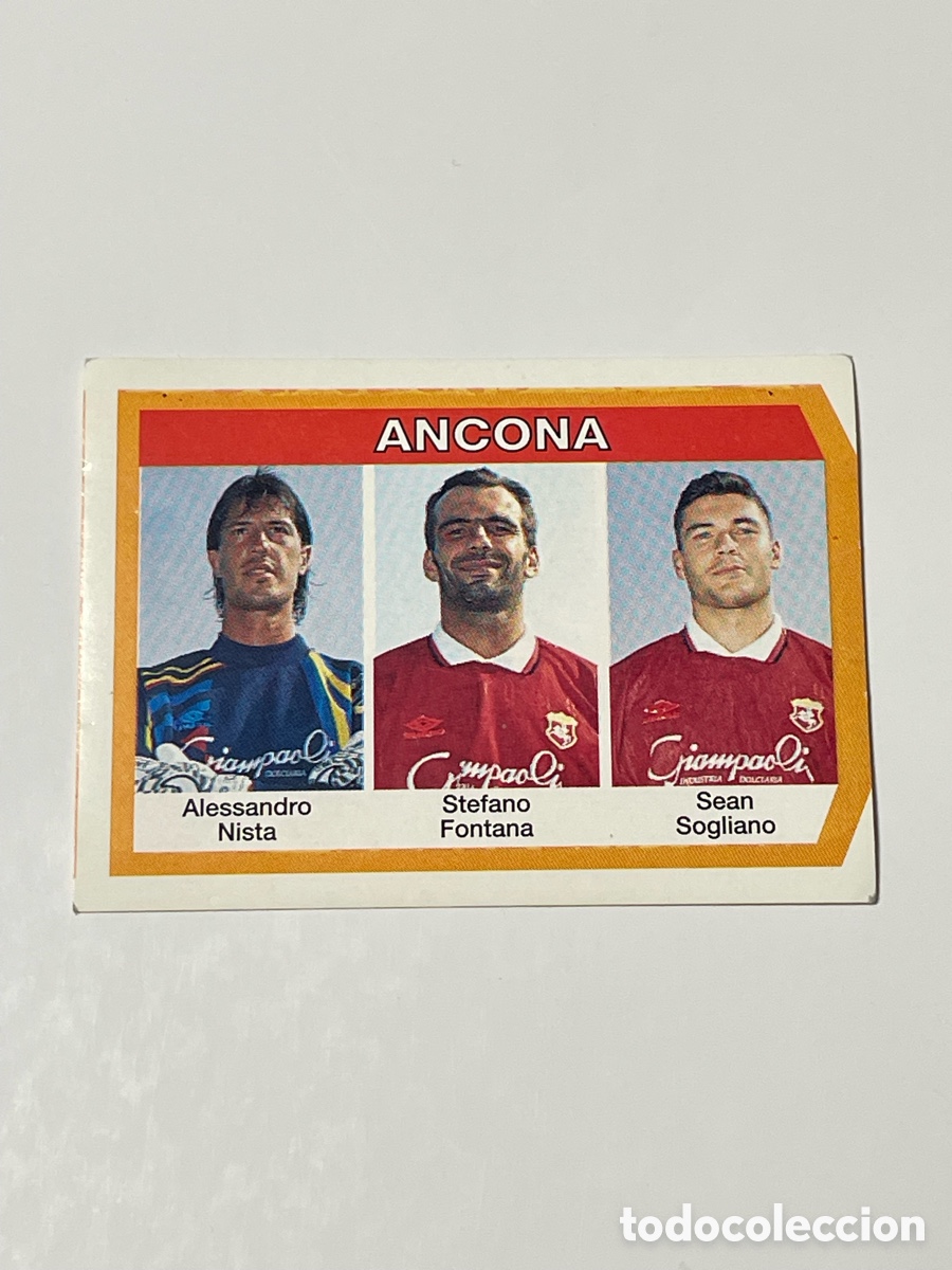 Cromos de f&uacute;tbol: Alessandro Nista - Stefano Fontana - Sean Sogliano Ancona CalcioFlash 93/94 #325