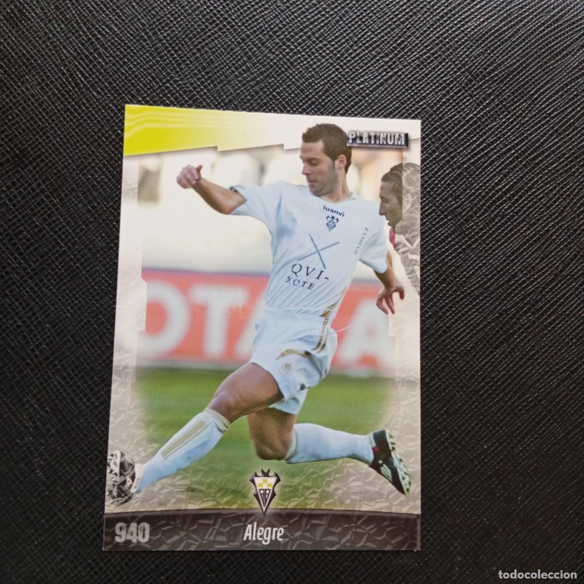 Cromos de f&uacute;tbol: 940 ALEGRE ALBACETE MUNDICROMO QUIZ GAME 2008 2009 FUTBOL 08 09 - A212 PG42