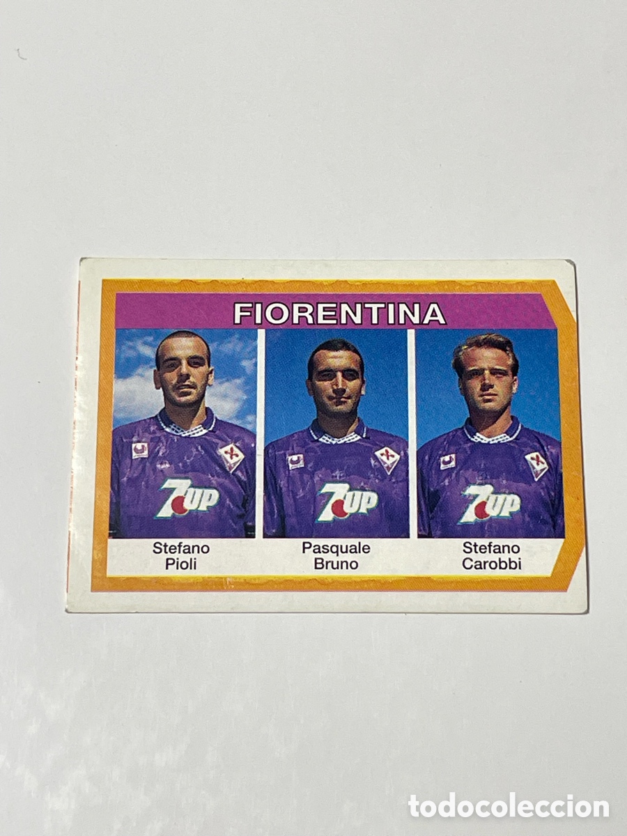 Cromos de f&uacute;tbol: Stefano Pioli - Pasquale Bruno - Stefano Carobbi Fiorentina CalcioFlash 93/94 #354
