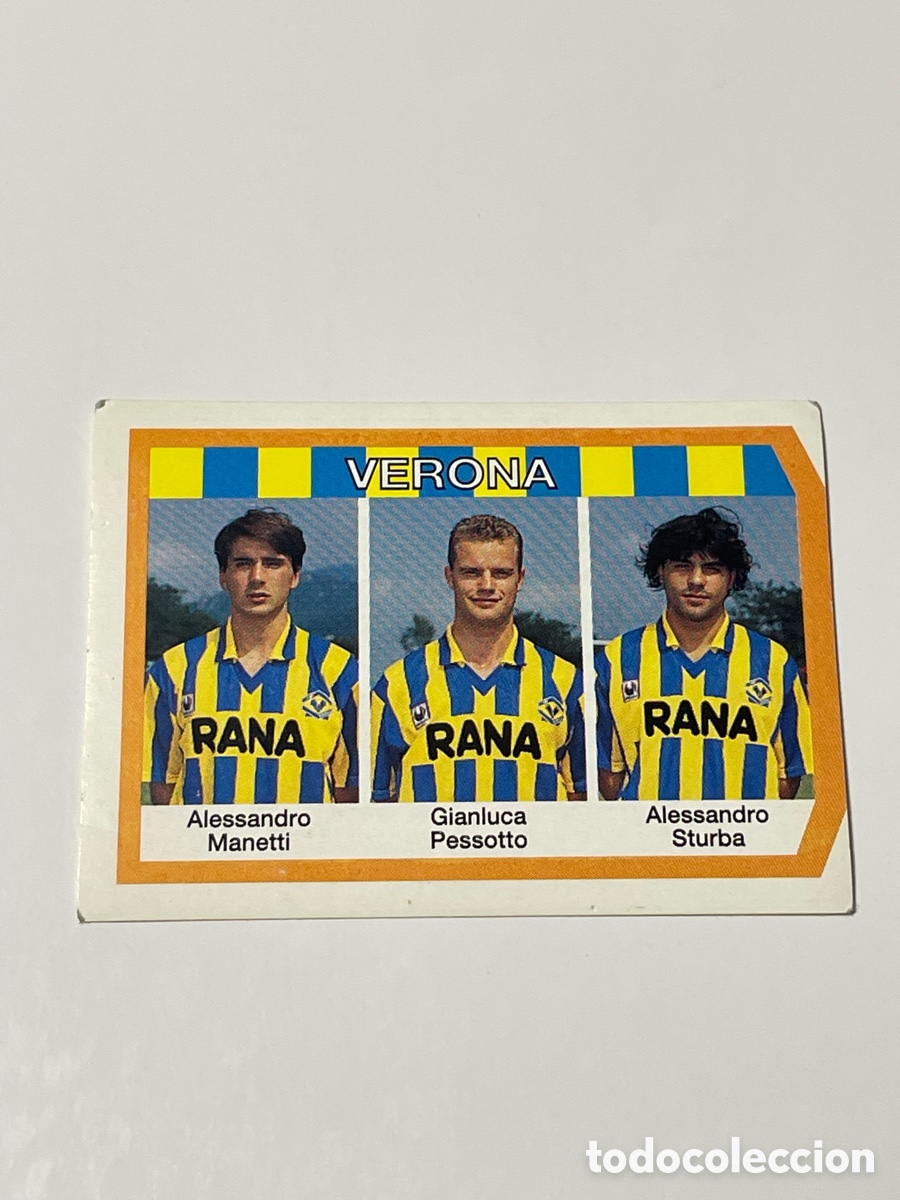 Cromos de f&uacute;tbol: Alessandro Manetti - Gianluca Pessotto - Alessandro Sturba Verona CalcioFlash 93/94 #395