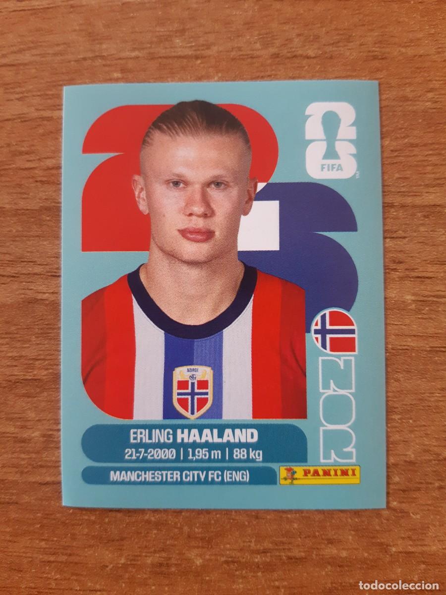 Cromos de f&uacute;tbol: NOR15 ERLING HAALAND NORUEGA MUNDIAL 2026 PANINI STICKERS. NUEVO SIN PEGAR