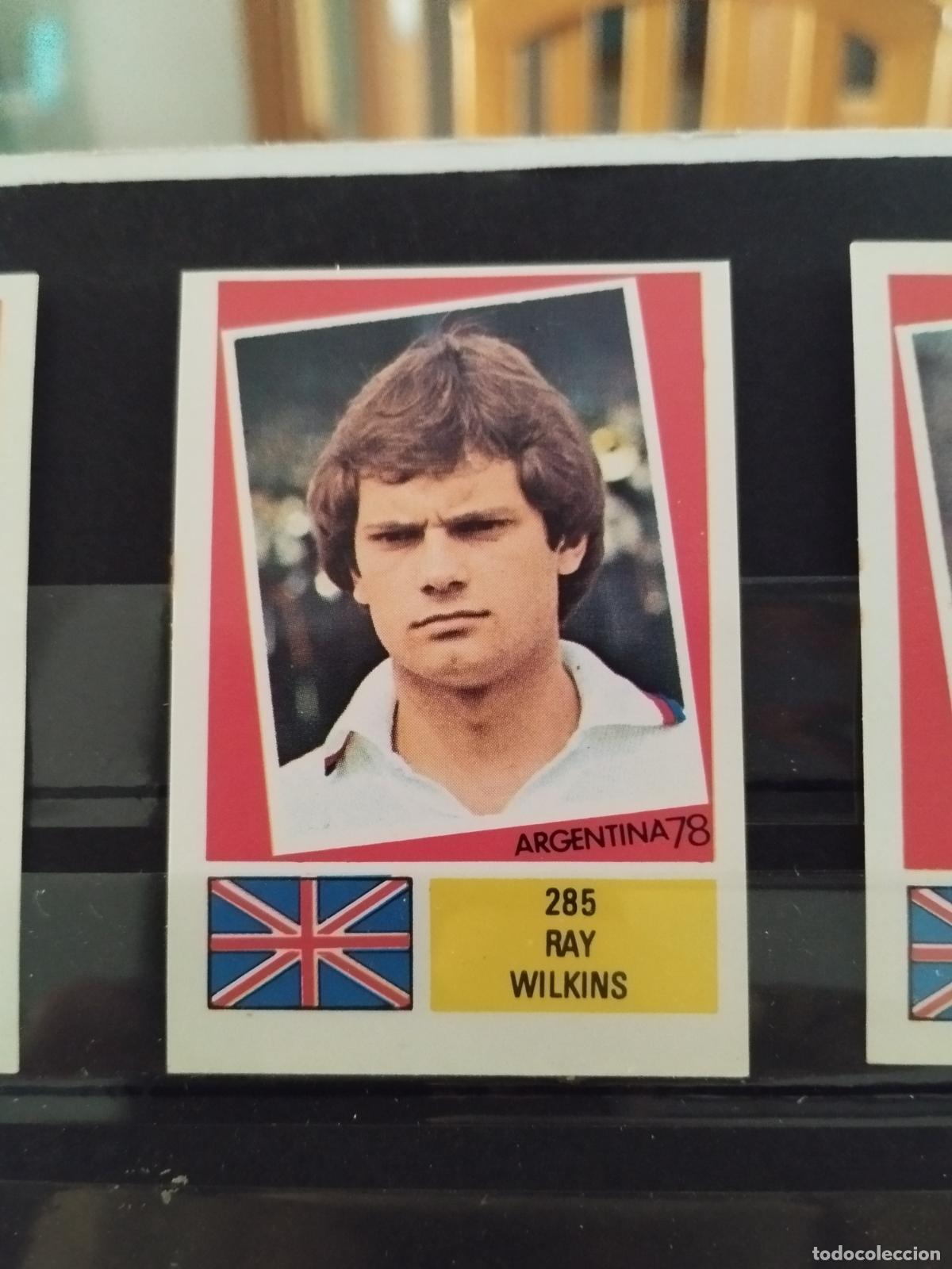 Cromos de f&uacute;tbol: MUNDIAL DE FUTBOL ARGENTINA 1978. ED. FHER. N 285. RAY WILKINS. INGLATERRA.