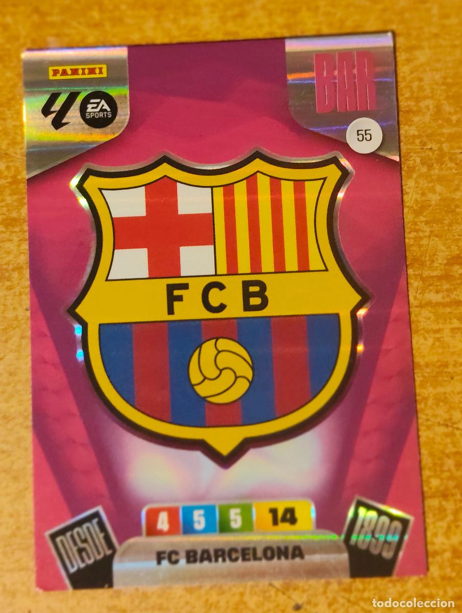 Cromos de f&uacute;tbol: 55 ESCUDO BARCELONA ADRENALYN 2025 2026 PANINI 25 26