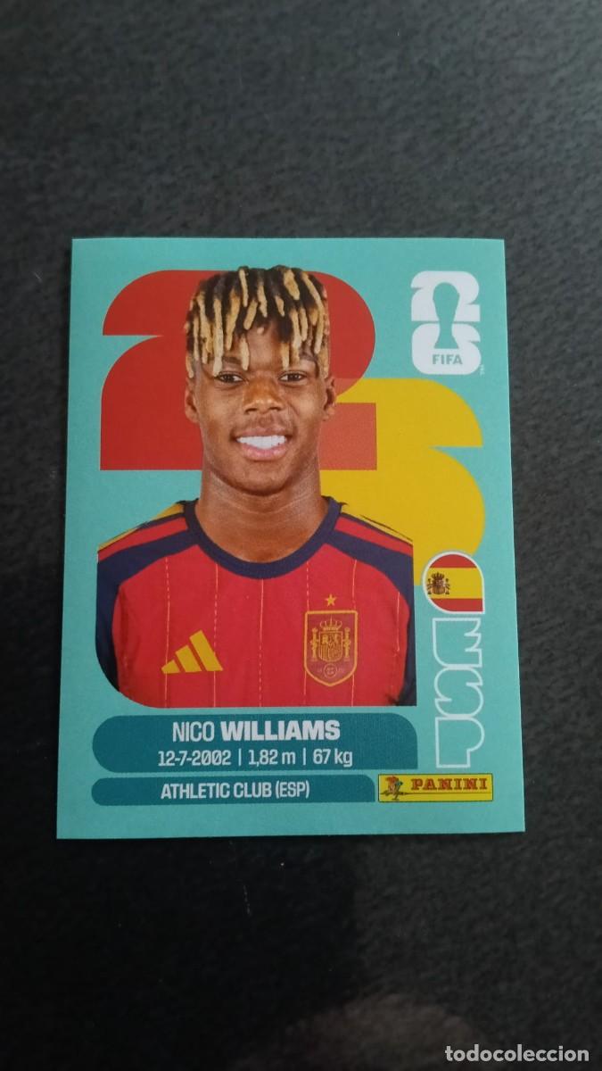 Cromos de f&uacute;tbol: Panini Mundial World Cup 2026 - Esp 17 - Nico Williams - Espa&ntilde;a