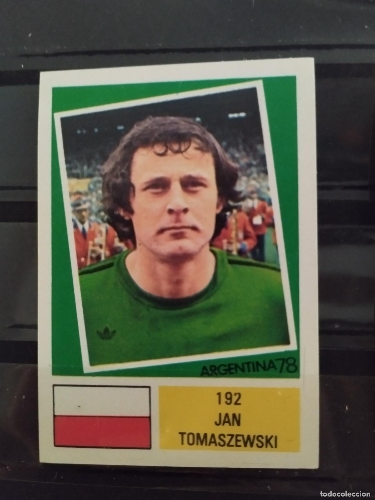 Cromos de f&uacute;tbol: MUNDIAL DE FUTBOL ARGENTINA 1978. ED. FHER. N 192. JAN TOMASZEWSKI. POLONIA.