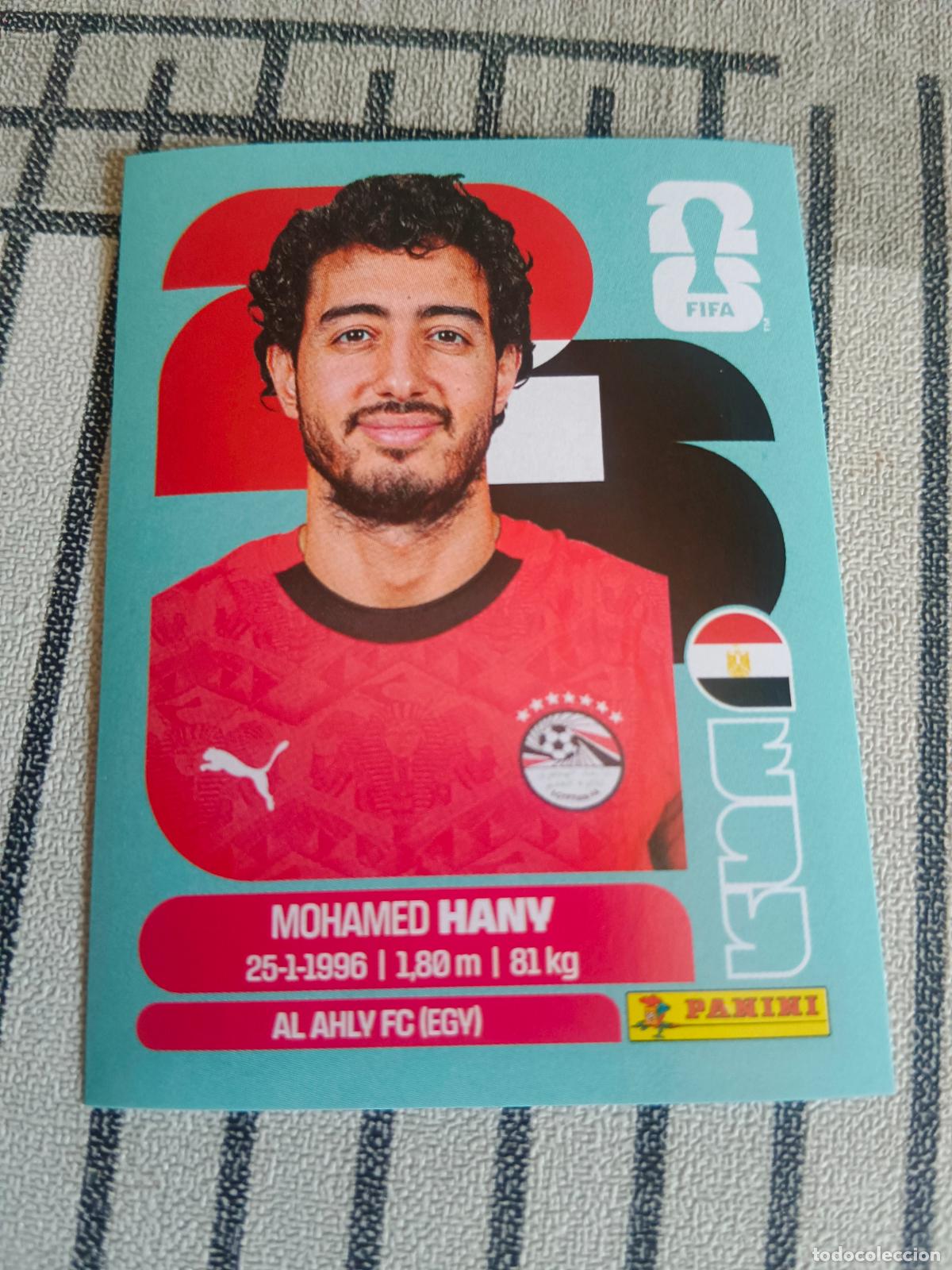 Cromos de f&uacute;tbol: MUNDIAL 2026 ESTADOS UNIDOS USA MEXICO MEJICO CANADA EGY 3 EGY3 MOHAMED HANY EGIPTO FIFA