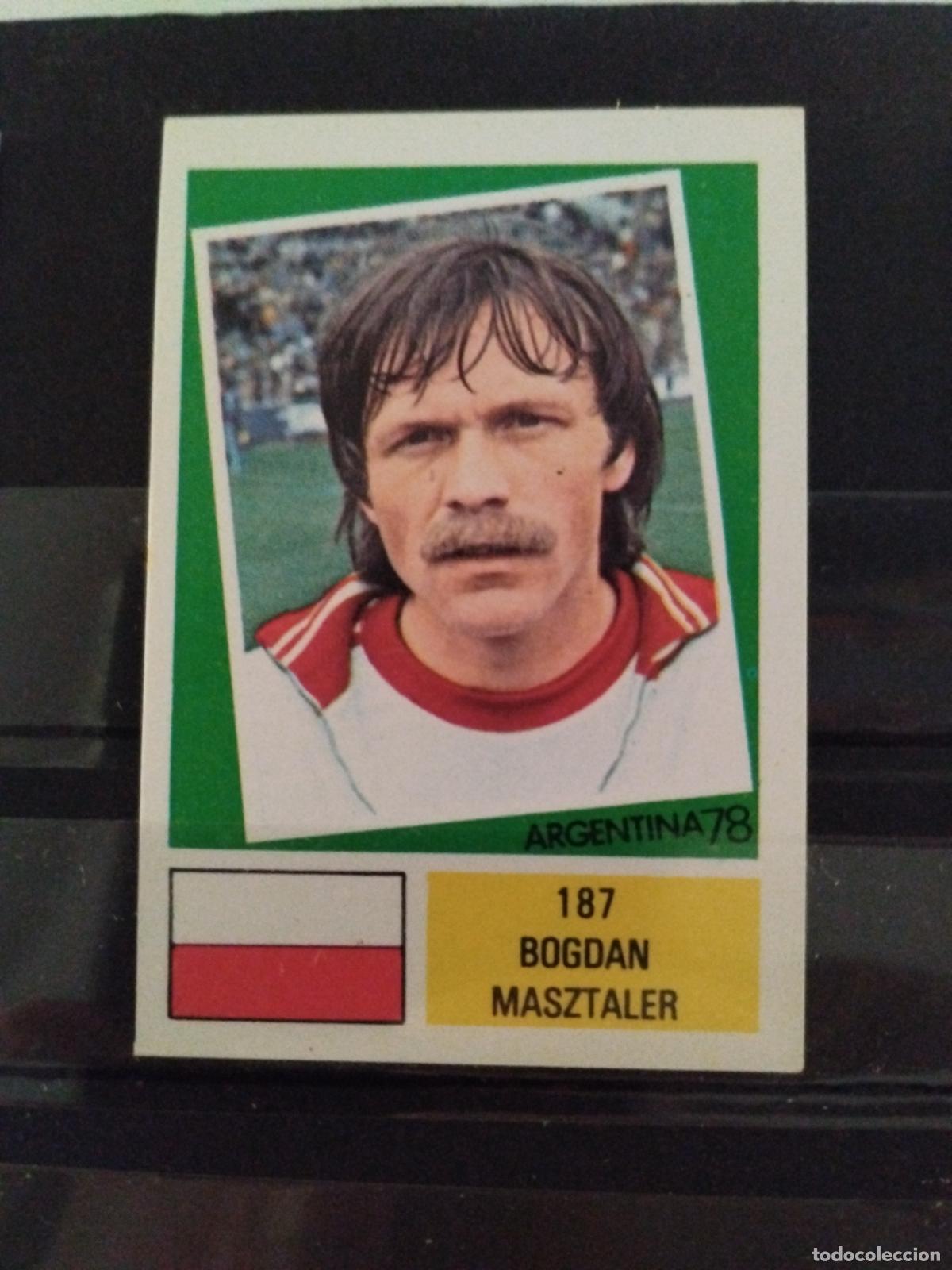 Cromos de f&uacute;tbol: MUNDIAL DE FUTBOL ARGENTINA 1978. ED. FHER. N 187. BOGDAN MASZTALER. POLONIA.