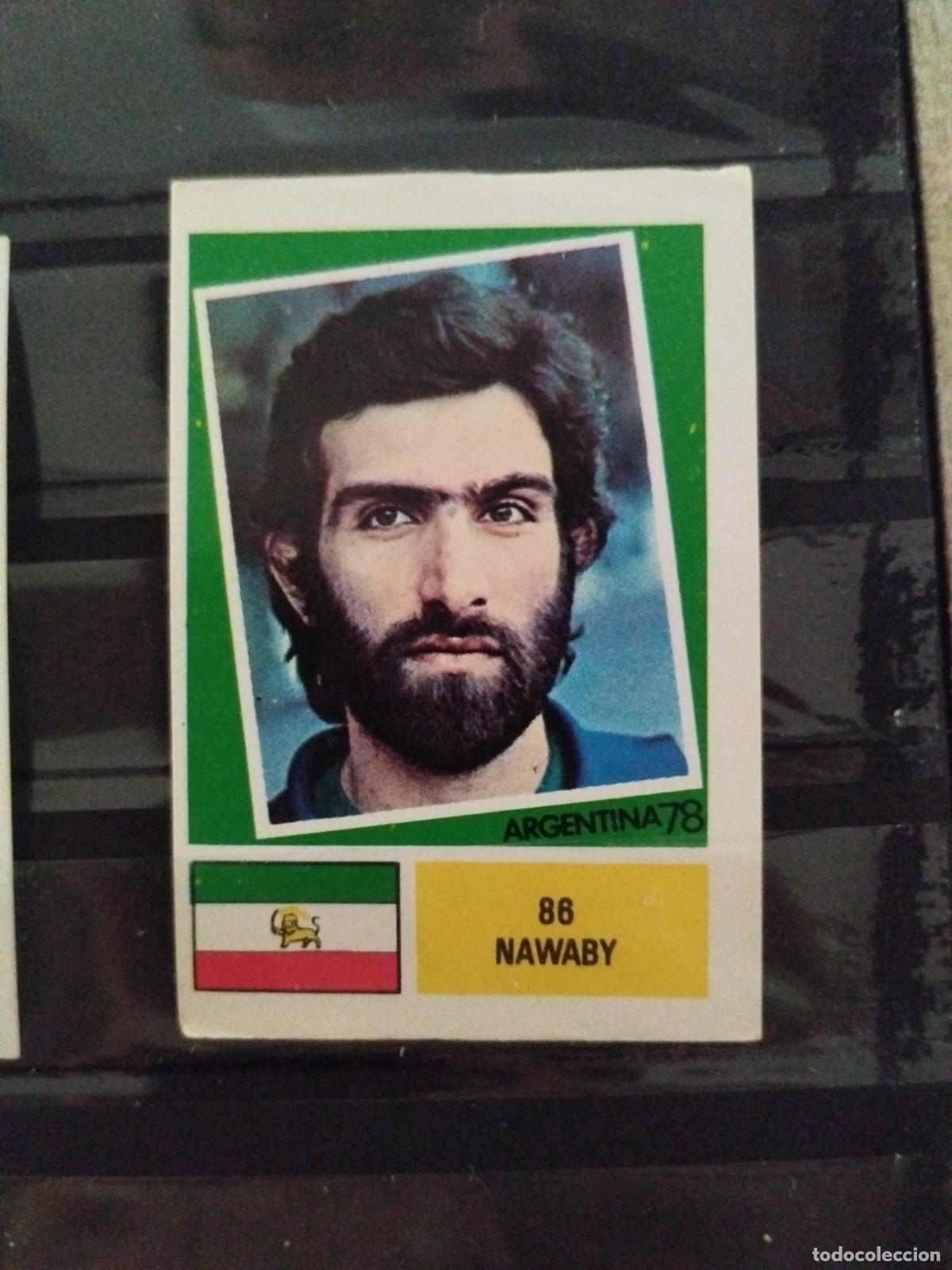 Cromos de f&uacute;tbol: MUNDIAL DE FUTBOL ARGENTINA 1978. ED. FHER. N 86. NAWABY. IRAN