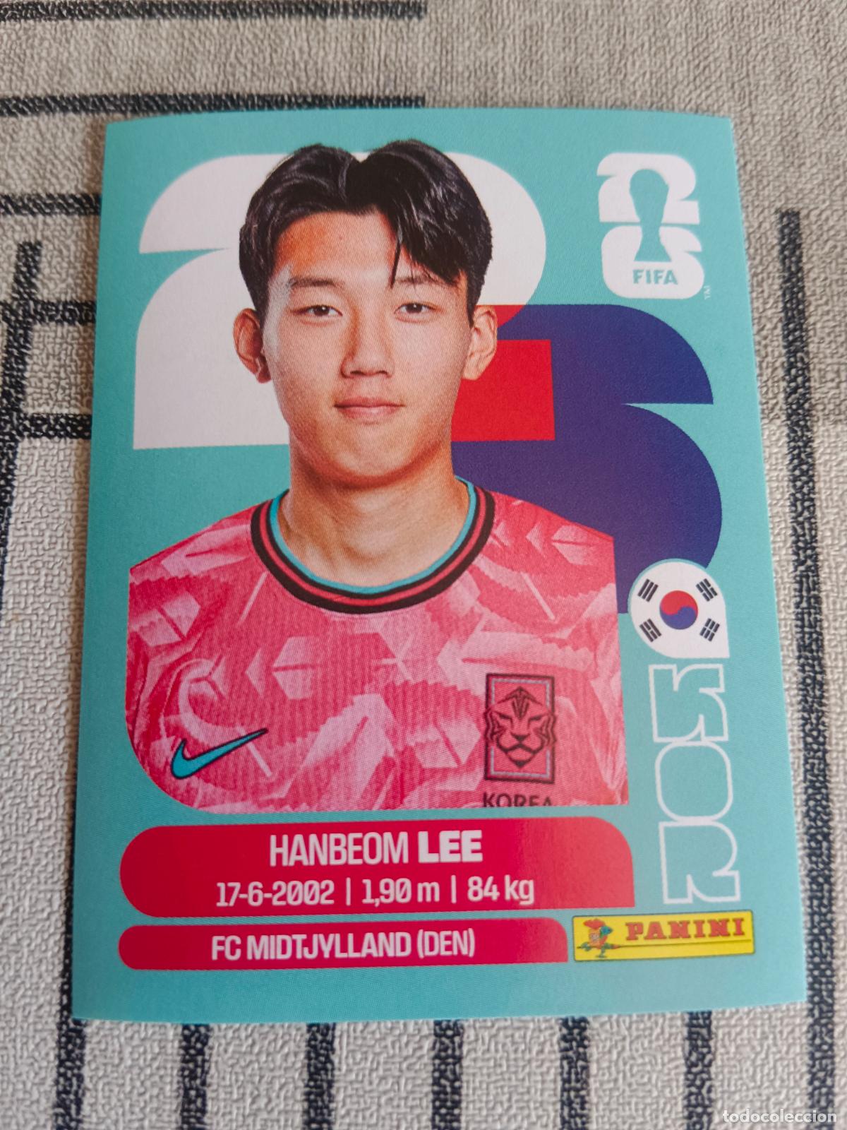 Cromos de f&uacute;tbol: MUNDIAL 2026 ESTADOS UNIDOS USA MEXICO MEJICO CANADA KOR 7 KOR7 HANBEOM LEE COREA DEL SUR FIFA
