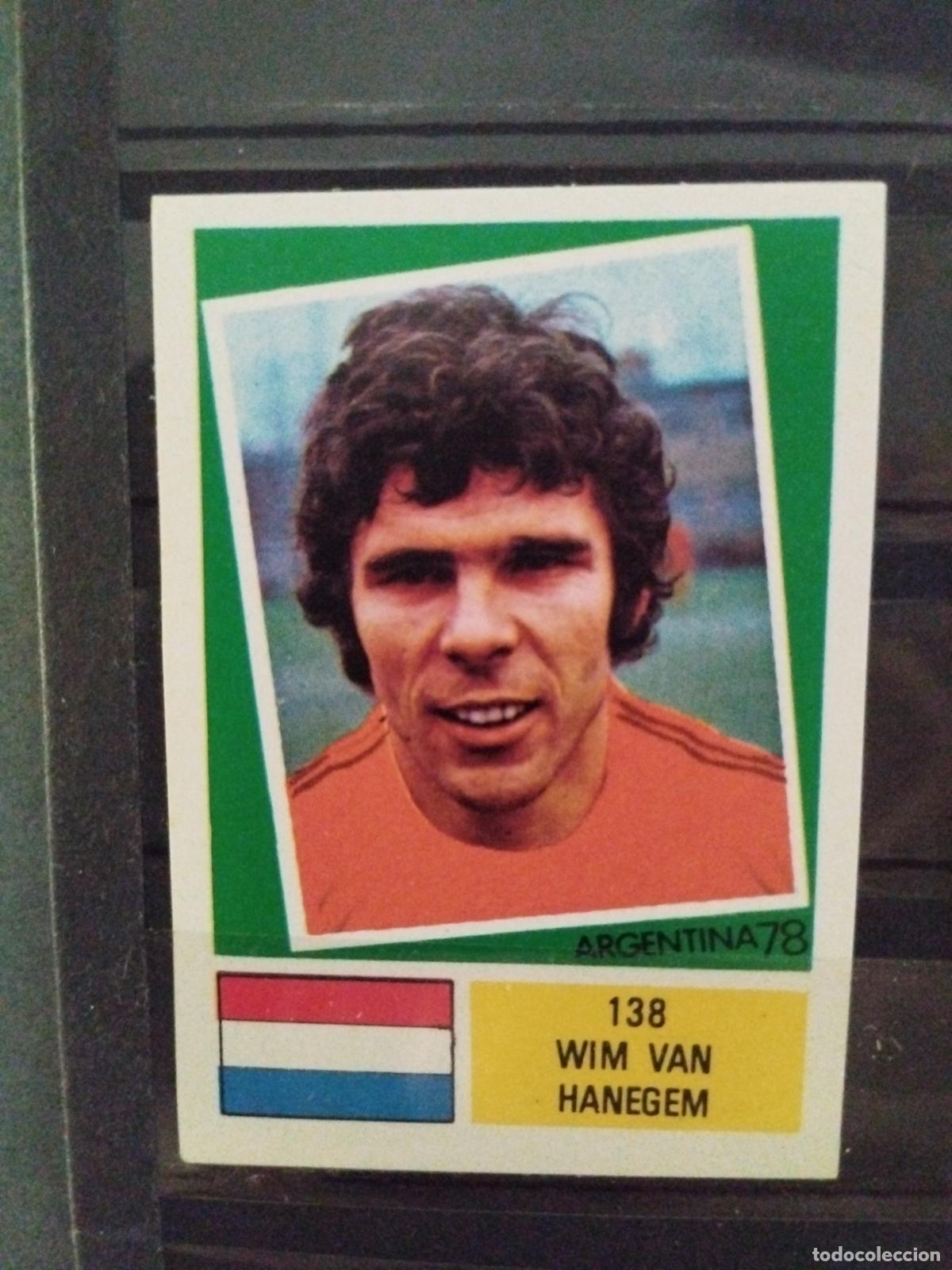 Cromos de f&uacute;tbol: MUNDIAL DE FUTBOL ARGENTINA 1978. ED. FHER. N 138. WIN VAN HANEGEM. HOLANDA