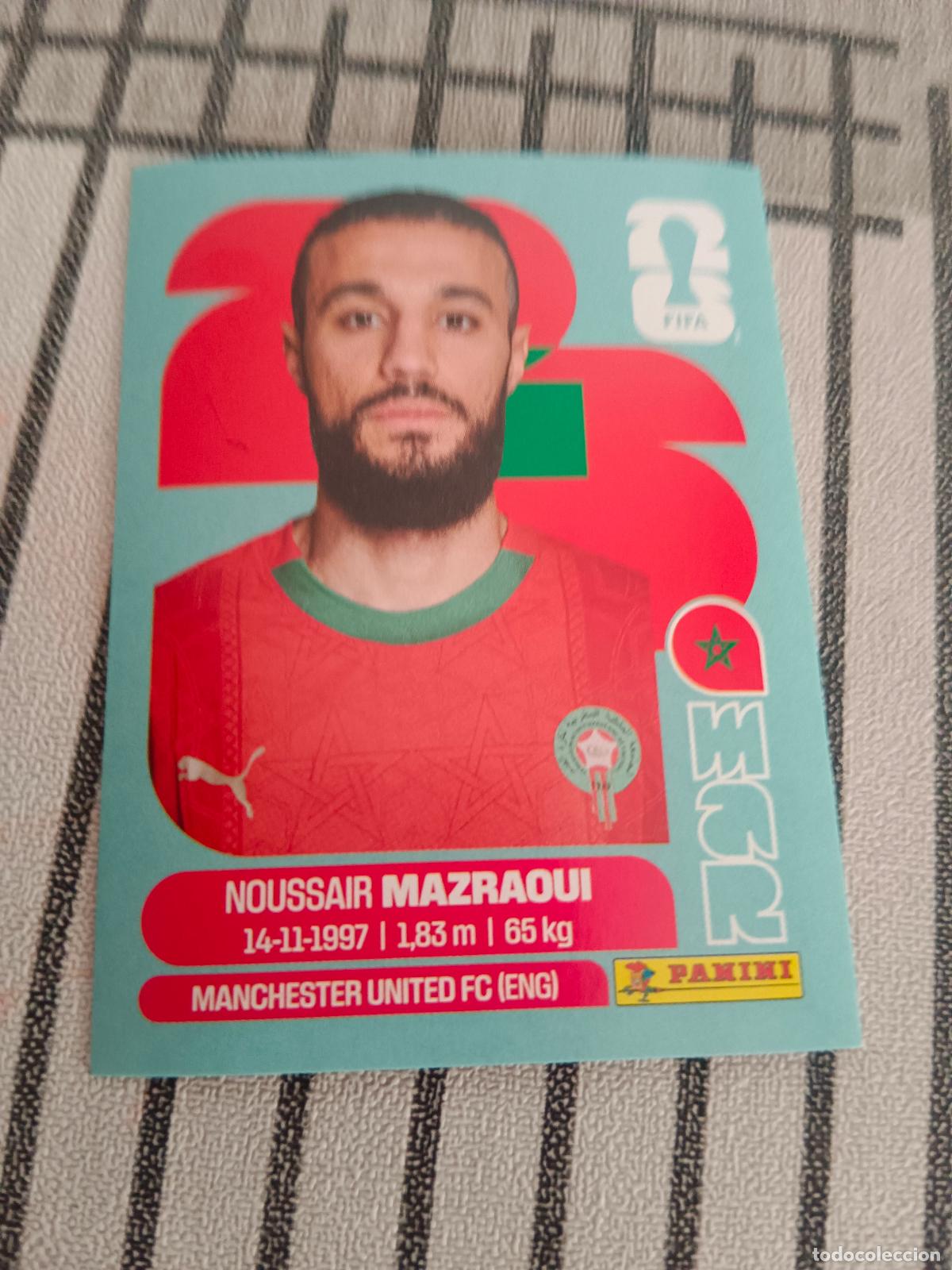 Cromos de f&uacute;tbol: MUNDIAL 2026 ESTADOS UNIDOS USA MEXICO MEJICO CANADA MAR 5 MAR5 NOUSSAIR MAZRAOUI MARRUECOS FIFA