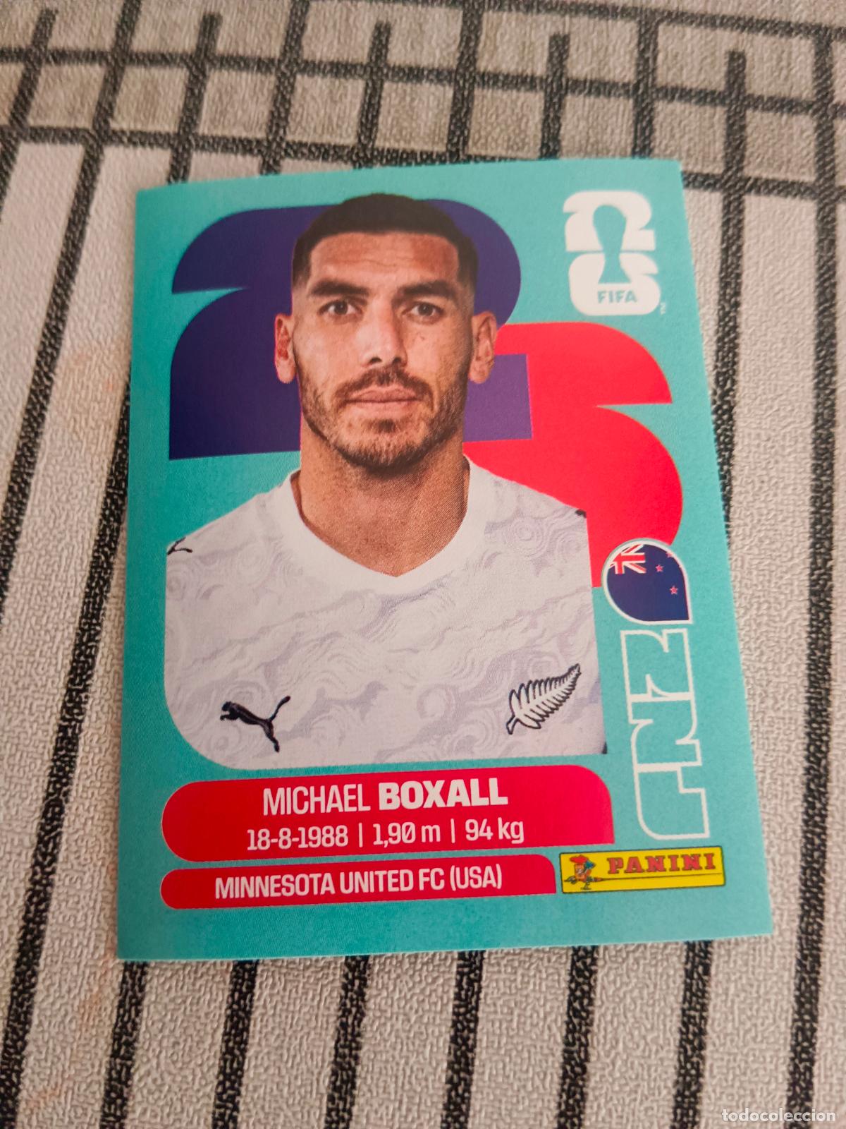 Cromos de f&uacute;tbol: MUNDIAL 2026 ESTADOS UNIDOS USA MEXICO MEJICO CANADA NZL 4 NZL4 MICHAEL BOXALL NUEVA ZELANDA FIFA