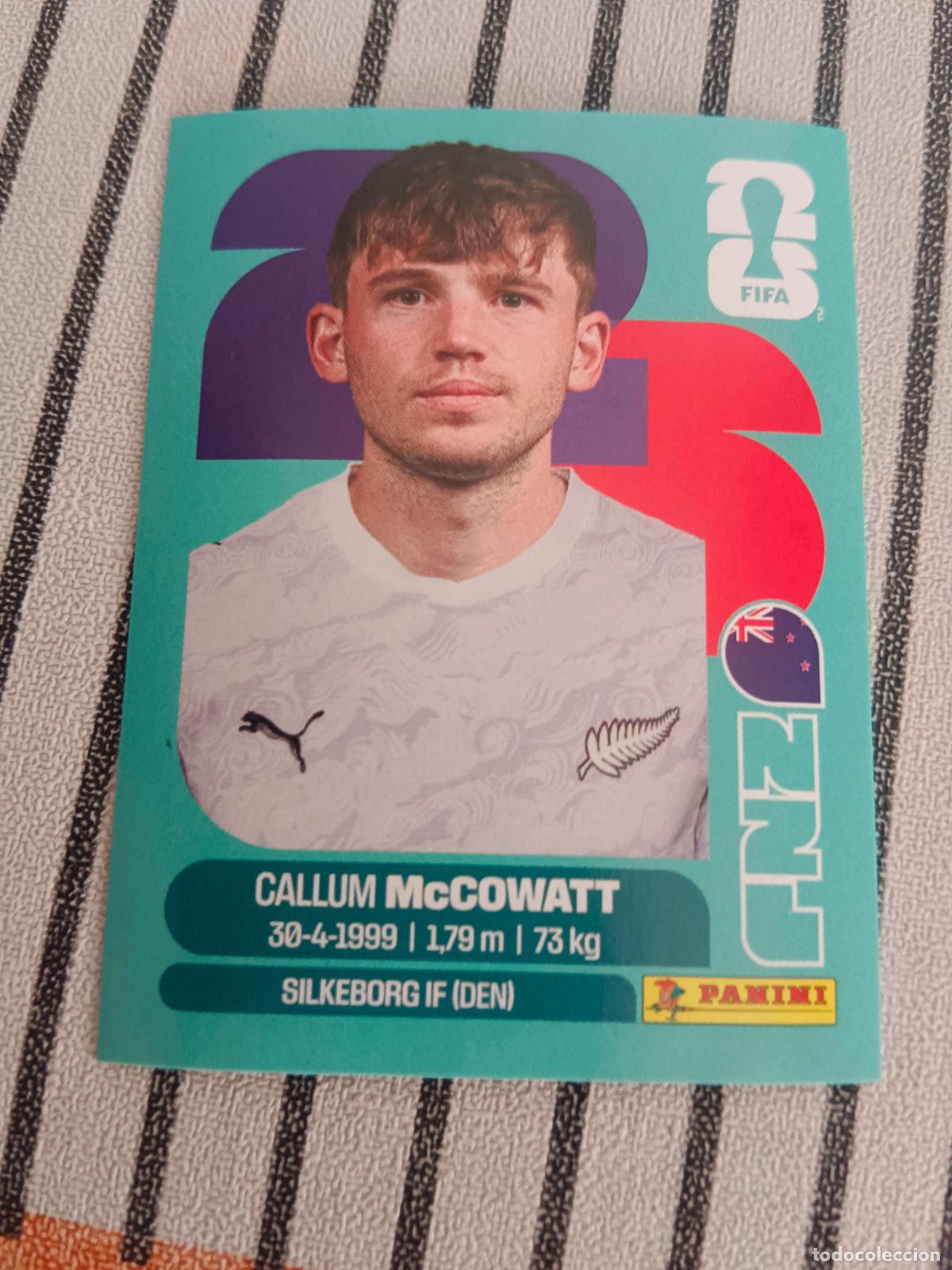 Cromos de f&uacute;tbol: MUNDIAL 2026 ESTADOS UNIDOS USA MEXICO MEJICO CANADA NZL 19 NZL19 CALLUM McCOWATT NUEVA ZELANDA FIFA