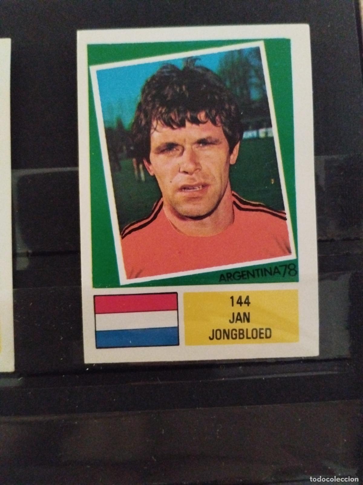 Cromos de f&uacute;tbol: MUNDIAL DE FUTBOL ARGENTINA 1978. ED. FHER. N 144. JAN JONGBLOED. HOLANDA