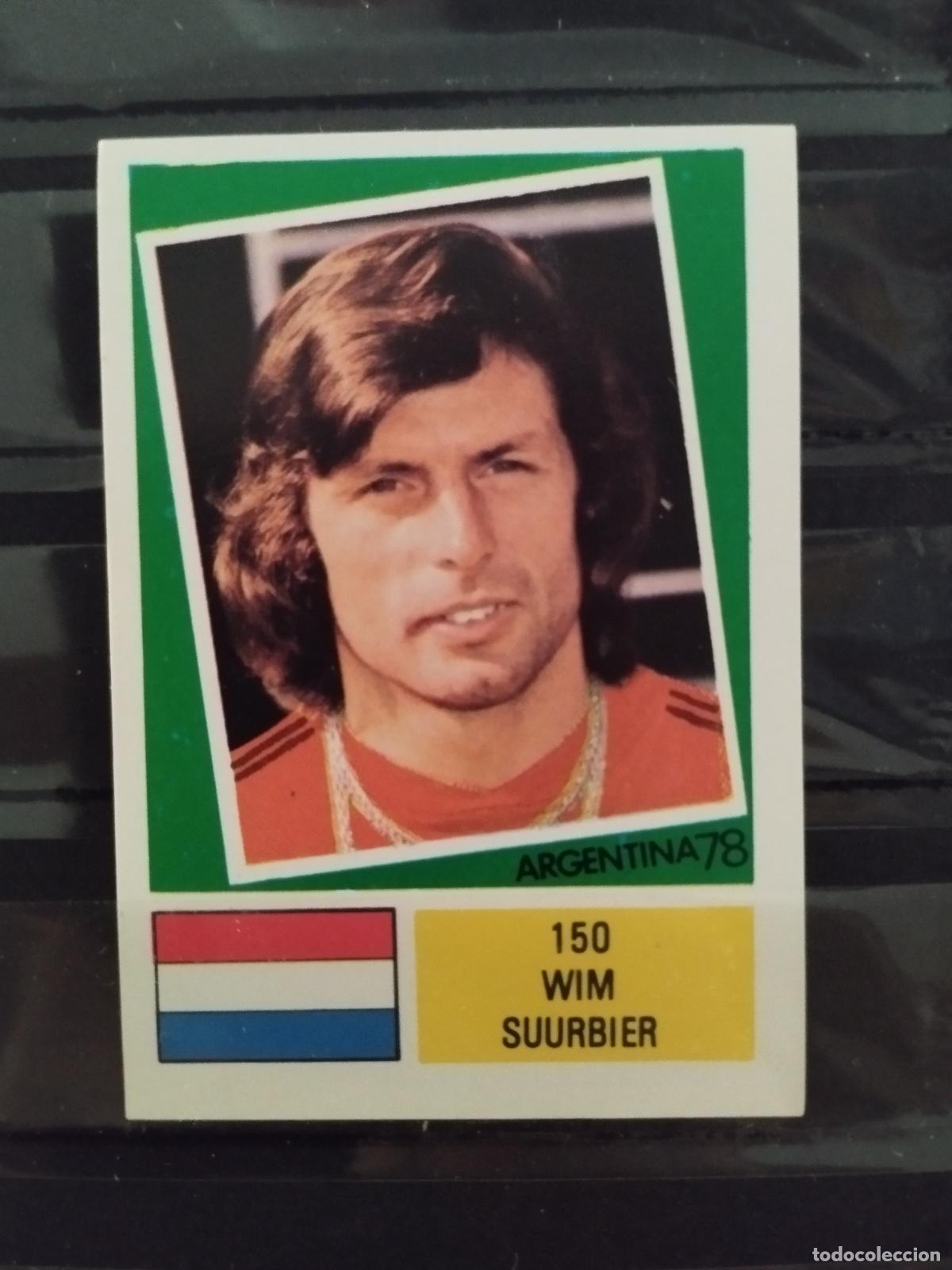 Cromos de f&uacute;tbol: MUNDIAL DE FUTBOL ARGENTINA 1978. ED. FHER. N 150. WIM SUURBIER. HOLANDA