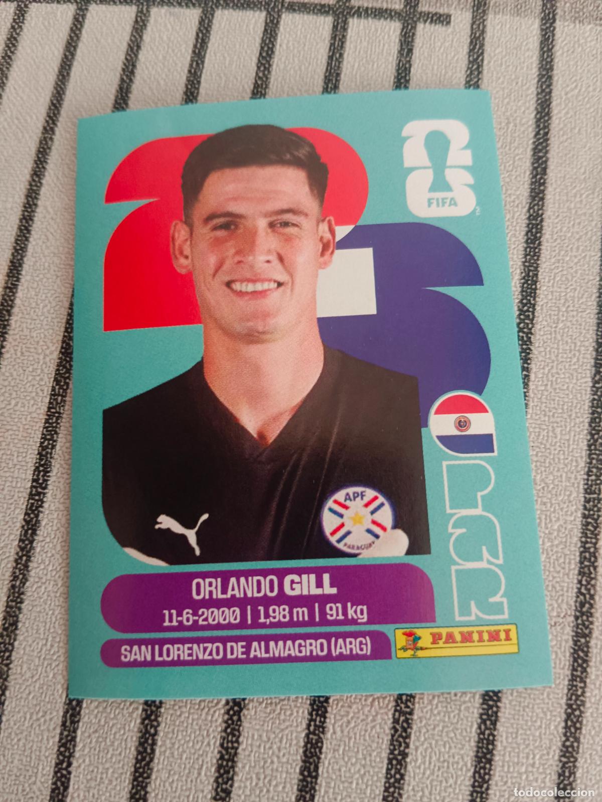 Cromos de f&uacute;tbol: MUNDIAL 2026 ESTADOS UNIDOS USA MEXICO MEJICO CANADA PAR 3 PAR3 ORLANDO GILL PARAGUAY FIFA