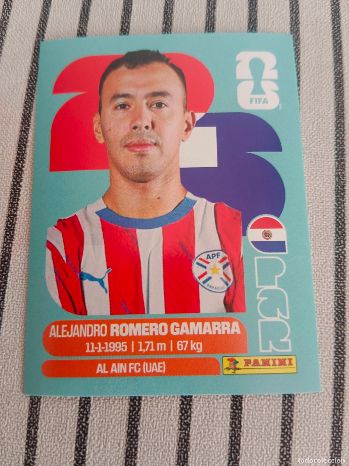 Cromos de f&uacute;tbol: MUNDIAL 2026 ESTADOS UNIDOS USA MEXICO MEJICO CANADA PAR 16 PAR16 ROMERO GAMARRA PARAGUAY FIFA