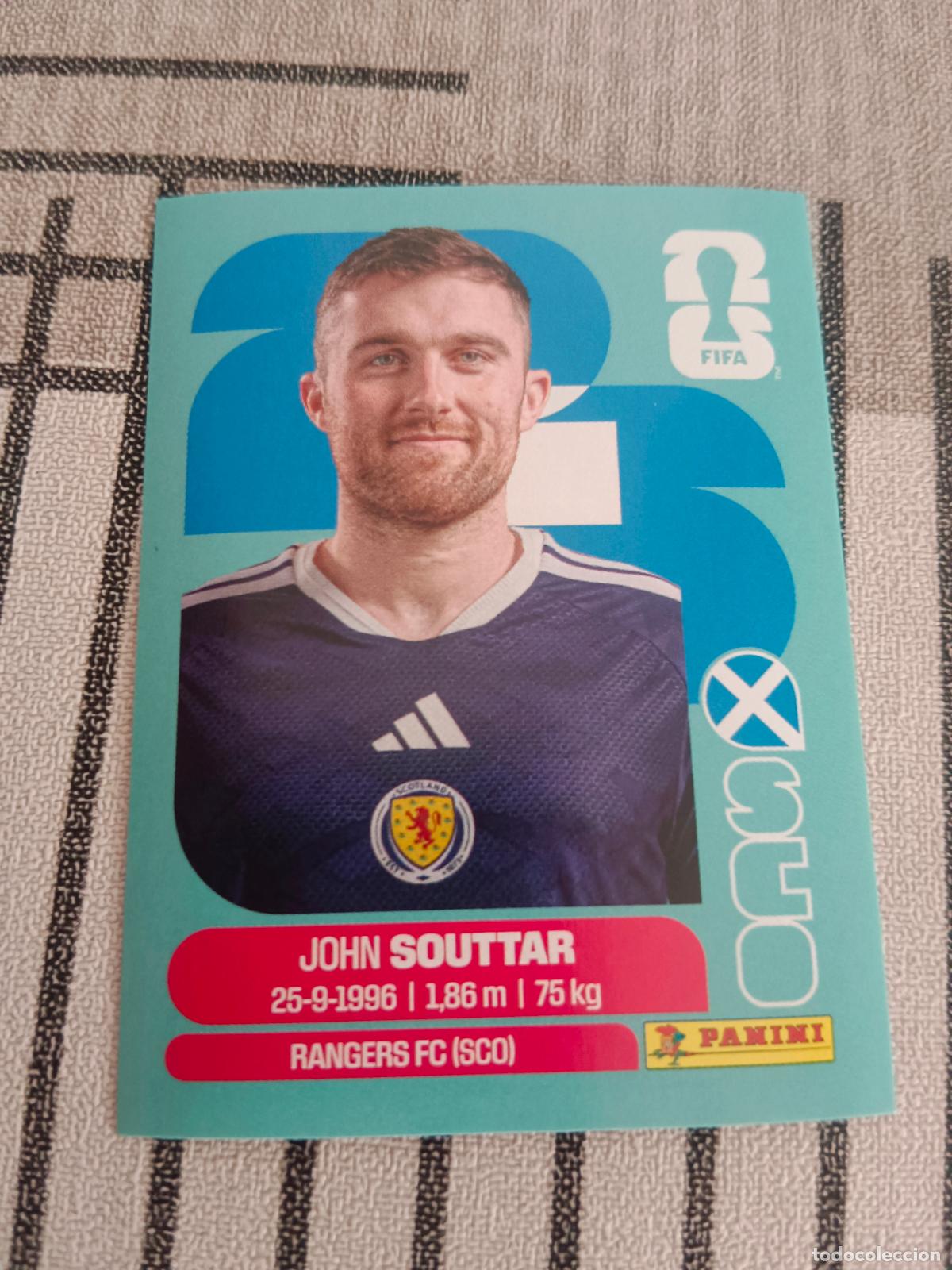 Cromos de f&uacute;tbol: MUNDIAL 2026 ESTADOS UNIDOS USA MEXICO MEJICO CANADA SCO 8 SCO8 JOHN SOUTTAR ESCOCIA FIFA
