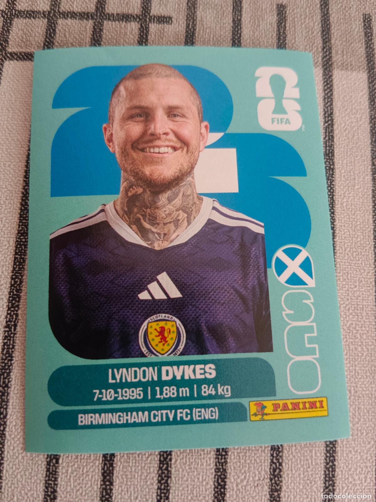 Cromos de f&uacute;tbol: MUNDIAL 2026 ESTADOS UNIDOS USA MEXICO MEJICO CANADA SCO 18 SCO18 LYNDON DYKES ESCOCIA FIFA