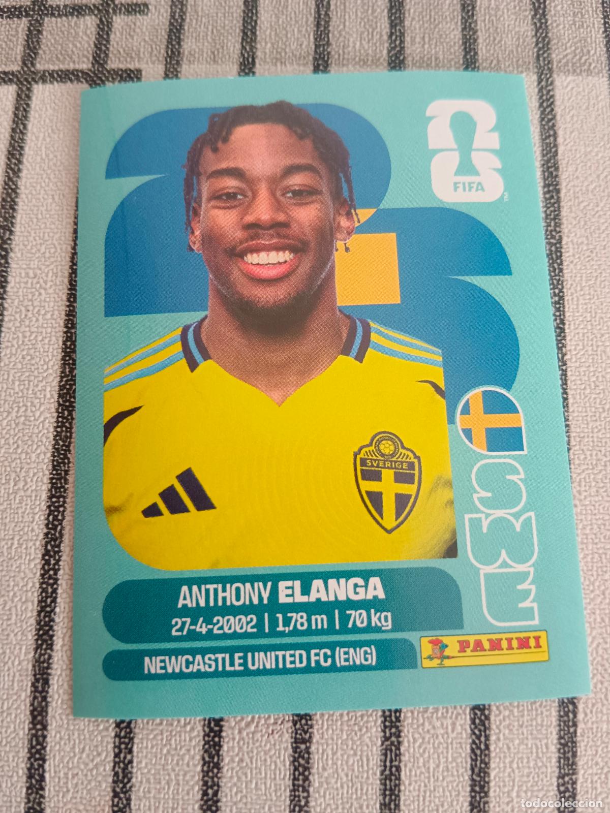 Cromos de f&uacute;tbol: MUNDIAL 2026 ESTADOS UNIDOS USA MEXICO MEJICO CANADA SWE 18 SWE18 ANTHONY ELANGA SUECIA FIFA