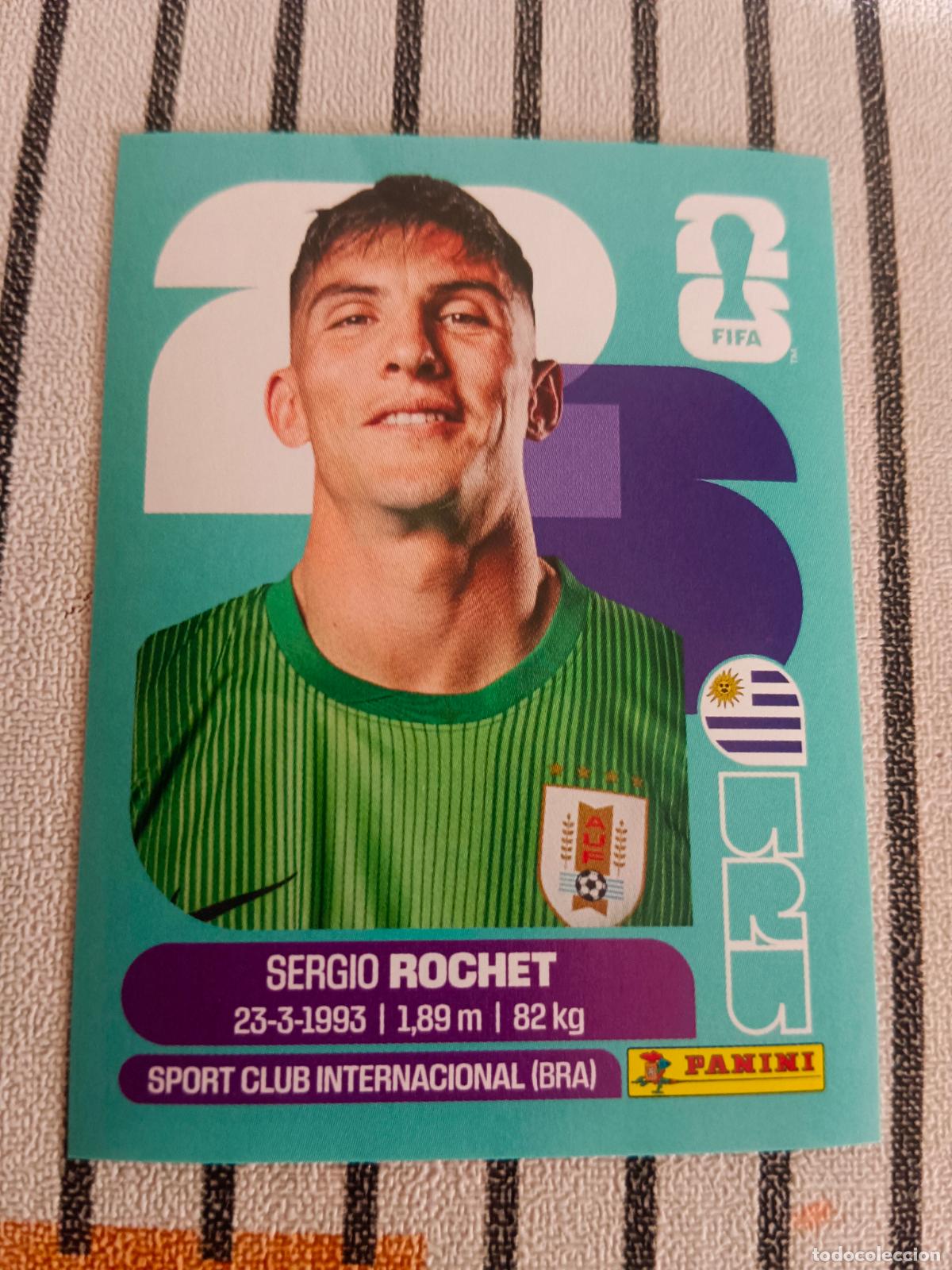 Cromos de f&uacute;tbol: MUNDIAL 2026 ESTADOS UNIDOS USA MEXICO MEJICO CANADA URU 2 URU2 SERGIO ROCHET URUGUAY FIFA