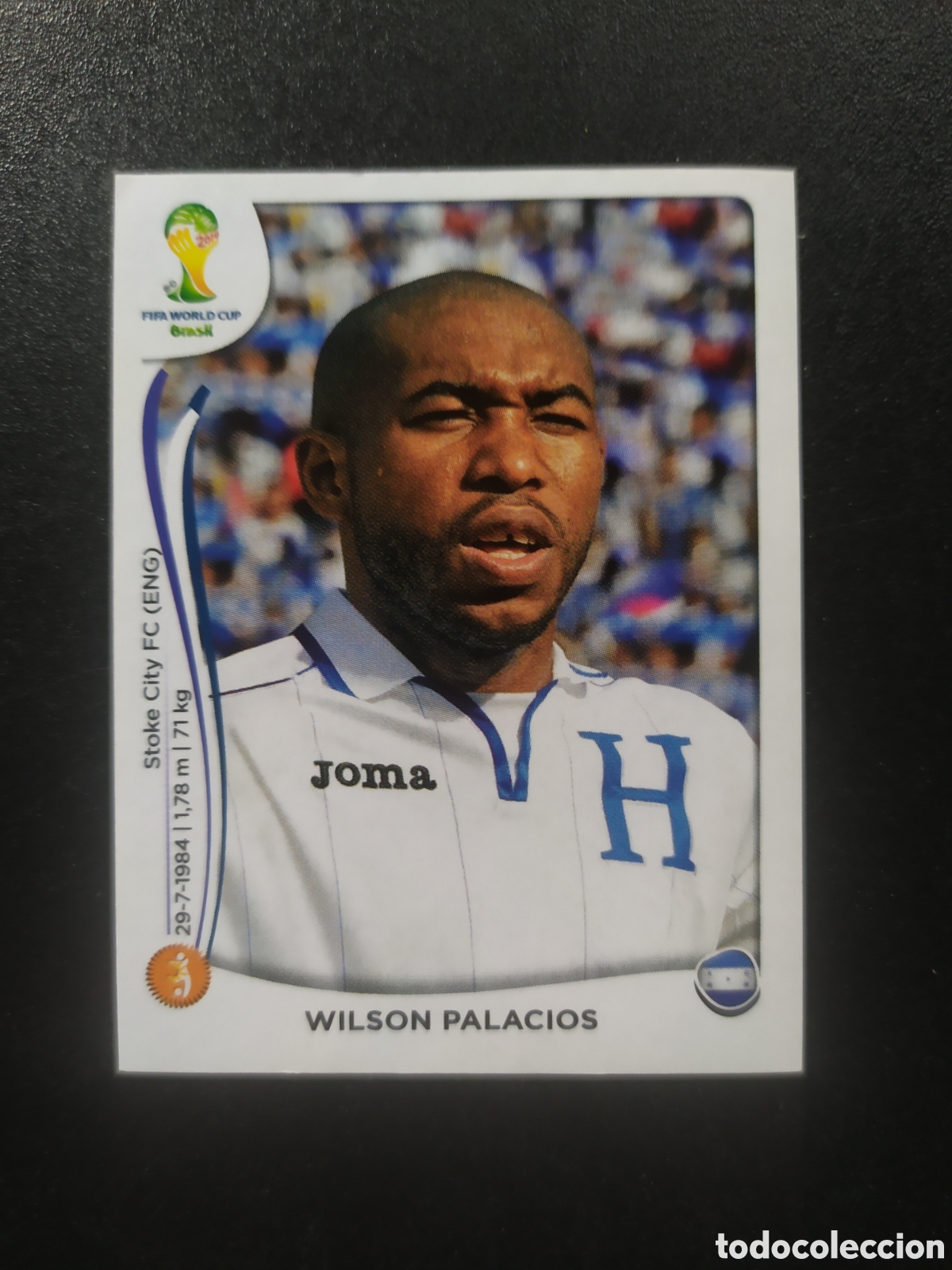 Cromos de f&uacute;tbol: Mundial FIFA Brasil 2014 panini Palacios n&deg; 406 Honduras