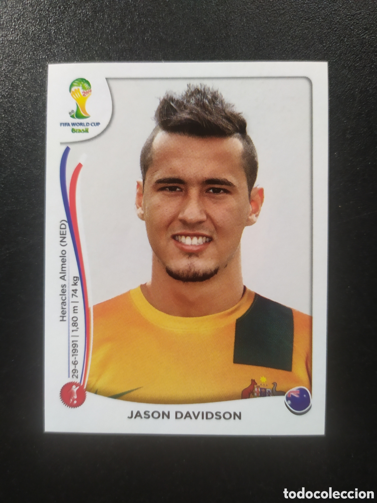 Cromos de f&uacute;tbol: Mundial FIFA Brasil 2014 panini Davidson n&deg; 169 Australia