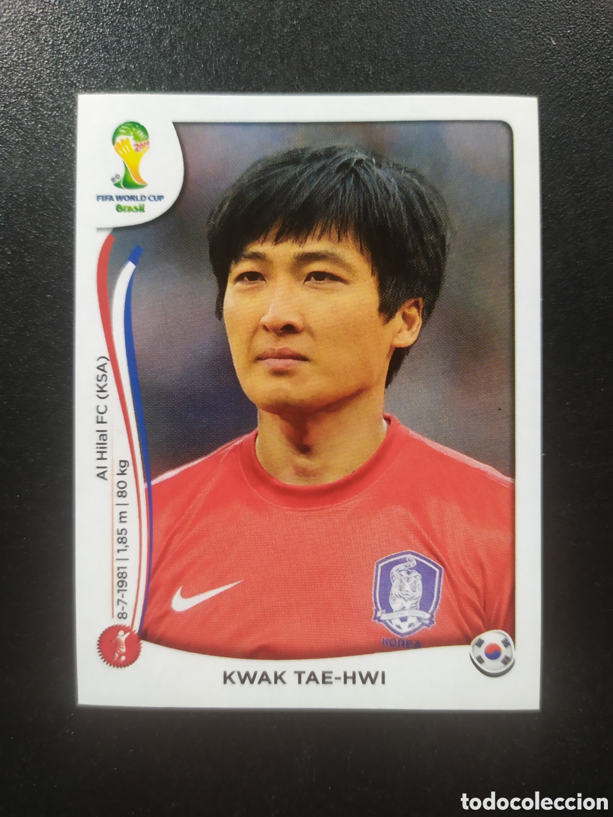 Cromos de f&uacute;tbol: Mundial FIFA Brasil 2014 panini Tae-Hwi n&deg; 624 Korea