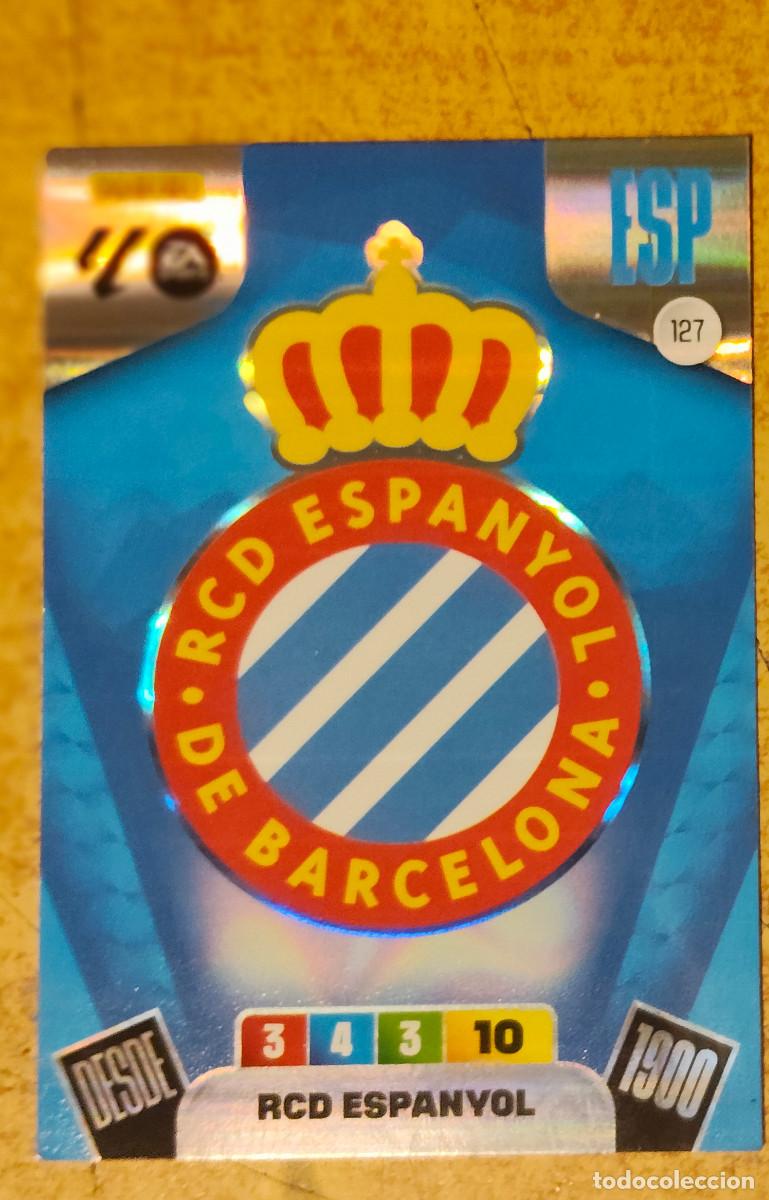 Cromos de f&uacute;tbol: ADRENALYN XL 2025 2026 25 26 PANINI ESCUDO 127 ESPANYOL LIGA COLECCI&Oacute;N ALBUM F&Uacute;TBOL