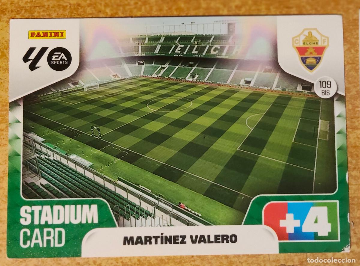 Cromos de f&uacute;tbol: ADRENALYN XL 2025 2026 25 26 PANINI ESTADIO MART&Iacute;NEZ VALERO 109 BIS ELCHE LIGA COLECCI&Oacute;N