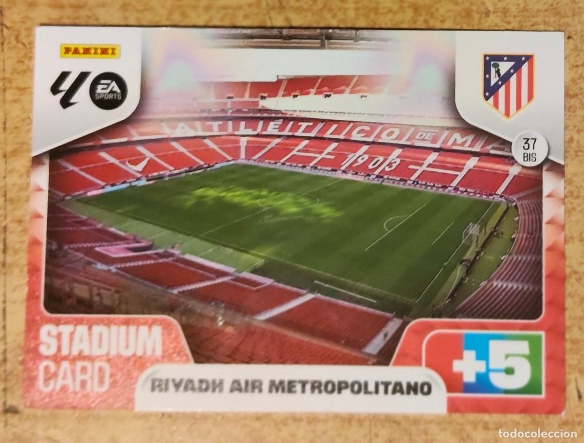 Cromos de f&uacute;tbol: ADRENALYN XL 2025 2026 25 26 PANINI ESTADIO 37 BIS METROPOLITANO ATL&Eacute;TICO MADRID LIGA COLECCI&Oacute;N