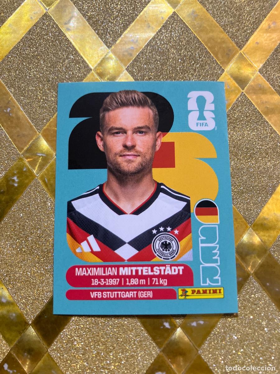 Cromos de f&uacute;tbol: CROMO DE F&Uacute;TBOL GER 9 MAXIMILIAN MITTELSTADT ALEMANIA MUNDIAL 2026 MEXICO-EEUU-CANADA PANINI !
