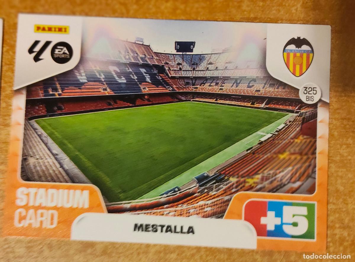 Cromos de f&uacute;tbol: 325 BIS 325BIS MESTALLA STADIUM CARD VALENCIA ⚽ LIGA ADRENALYN XL 2025 2026 25 26 ⚽
