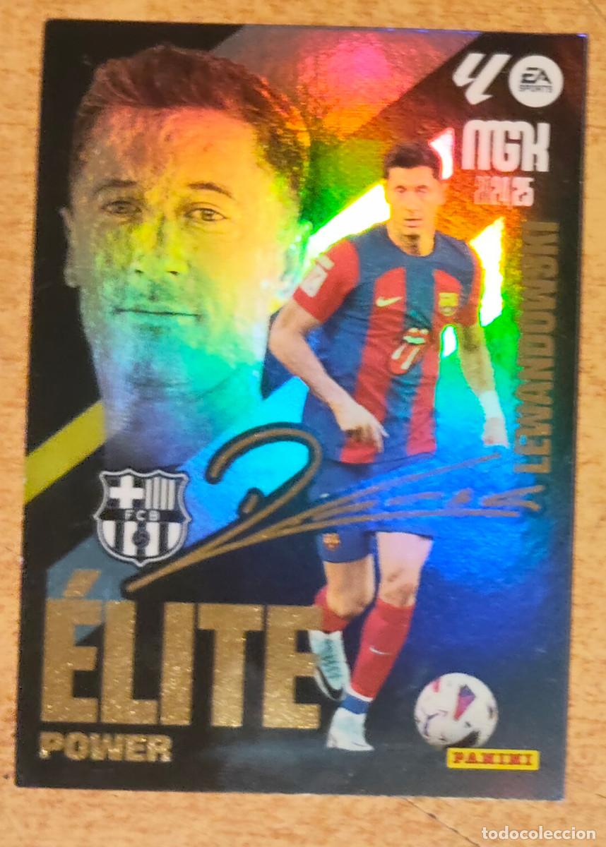 Cromos de f&uacute;tbol: MEGACRACK 24 25 &Eacute;LITE POWER LEWANDOSKI