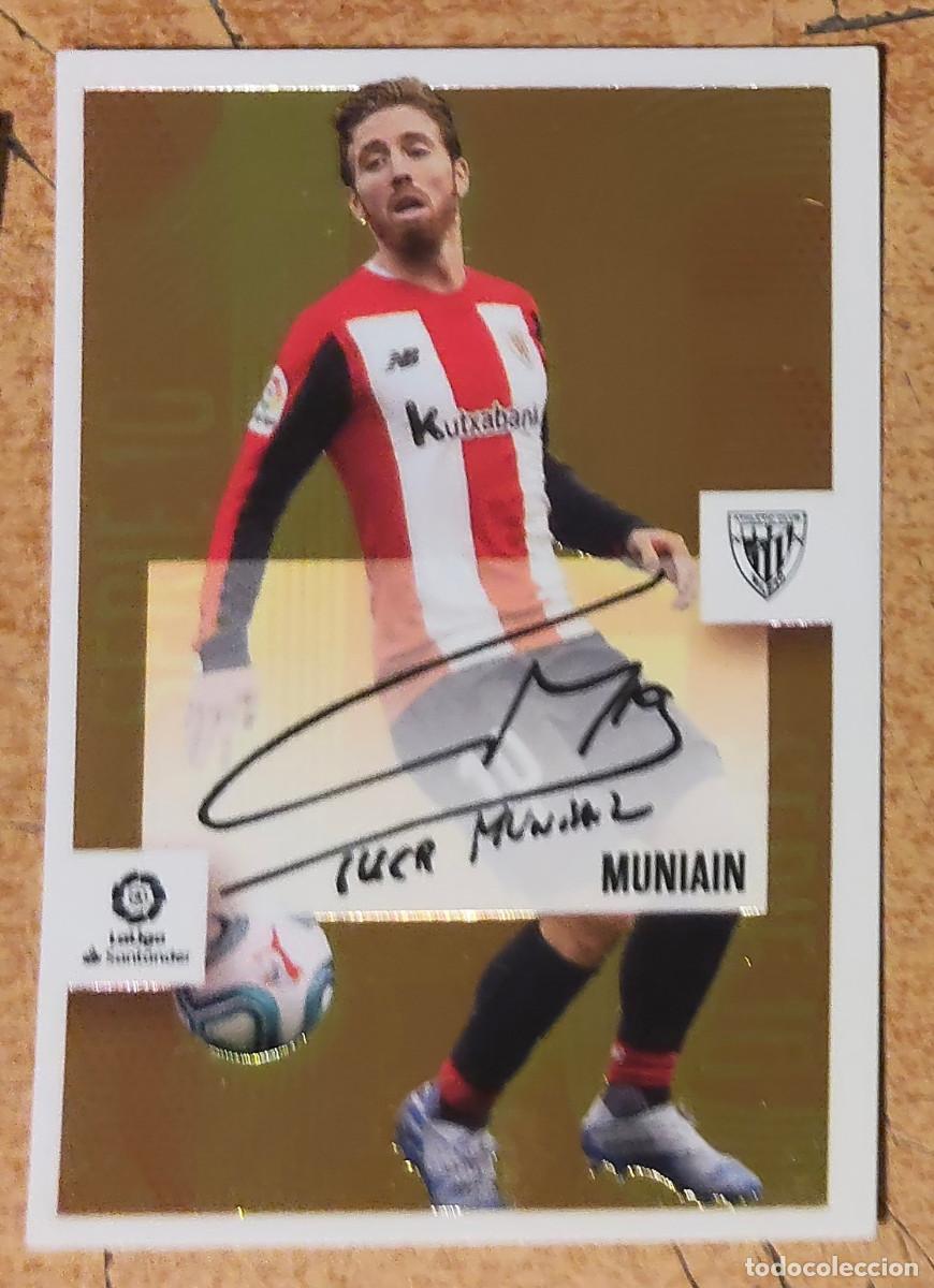Cromos de f&uacute;tbol: F&Uacute;TBOL CROMO N&ordm; 17 MUNIAIN SERIE 10 ATHLETIC BILBAO LIGA ESTE 2020 2021 PANINI NUNCA PEGADO