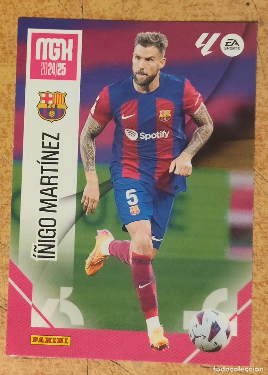 Cromos de f&uacute;tbol: &Iacute;&Ntilde;IGO MART&Iacute;NEZ MGK 24 25