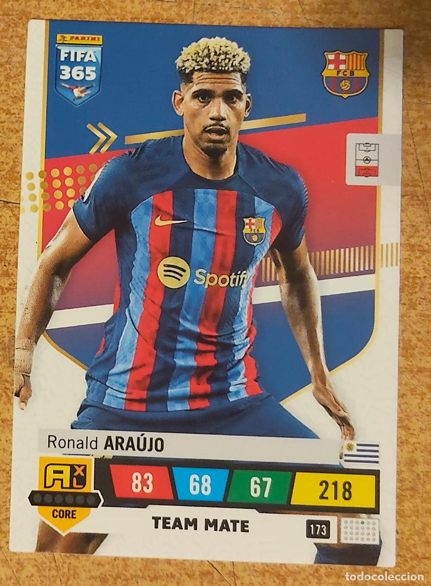 Cromos de f&uacute;tbol: ADRENALYN FIFA 365 2023 : 173 ARAUJO ( BARCELONA )