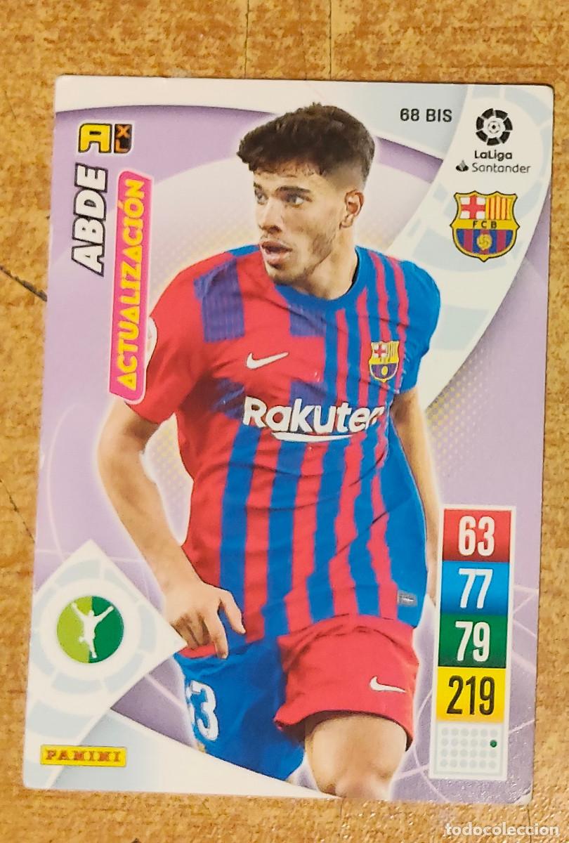 Cromos de f&uacute;tbol: Cromo ADRENALYN 2021/2022 21 22 PANINI - ACTUALIZACI&Oacute;N - ABDE 68 BIS